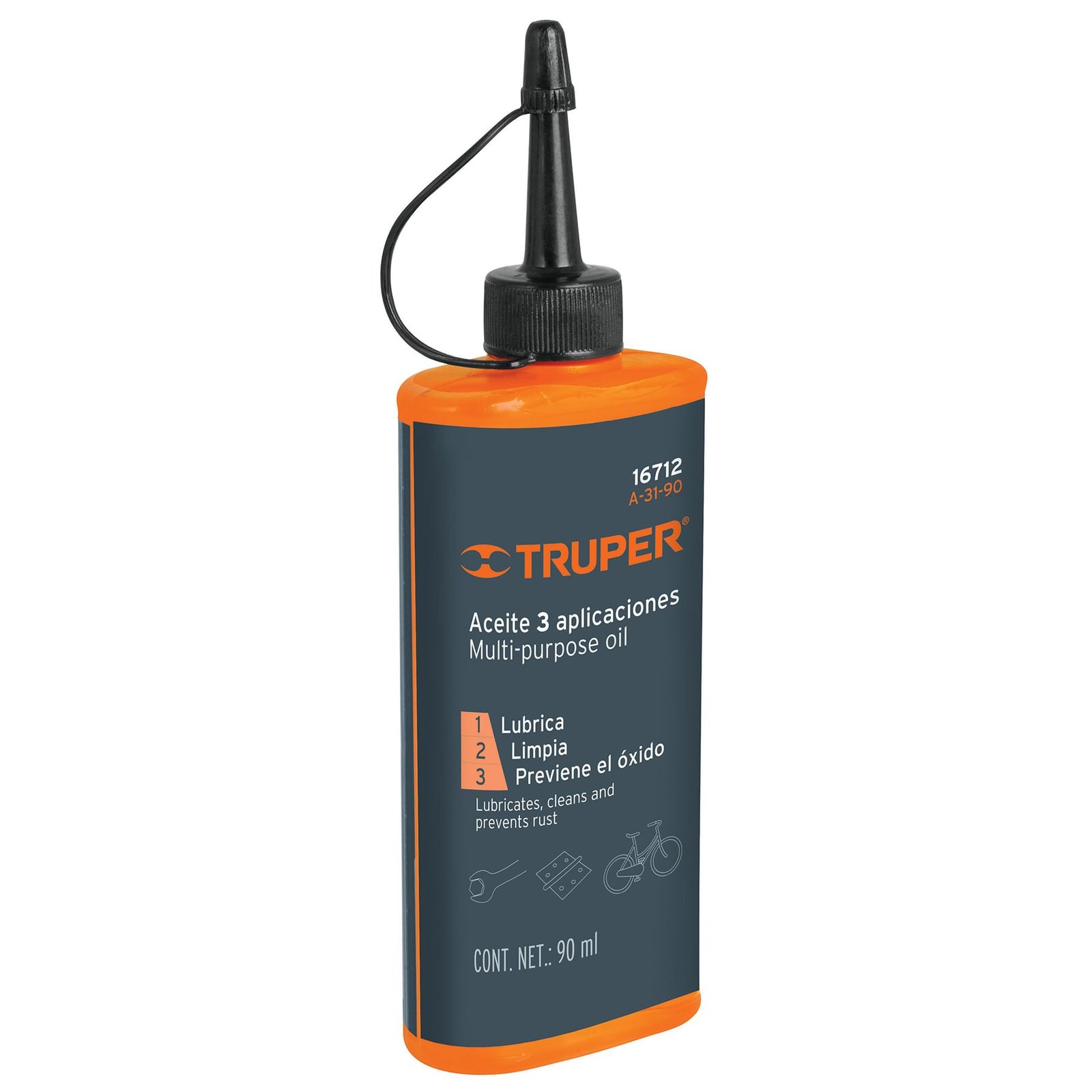ACEITE 3 EN 1 90ml A-31-90 TRUPER