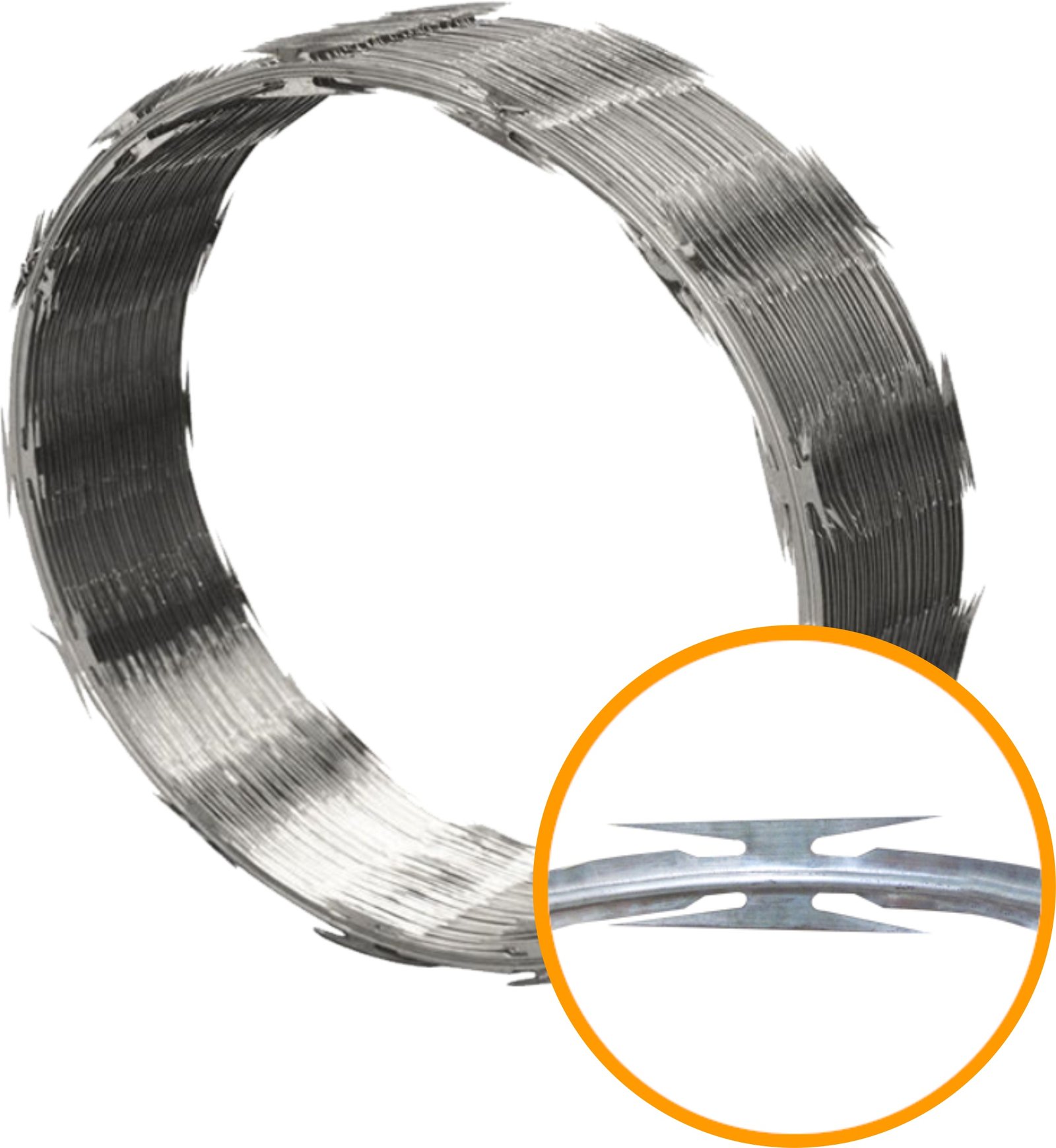 ALAMBRE NAVAJA INOXIDABLE #18 (ROLLO x 8mt)