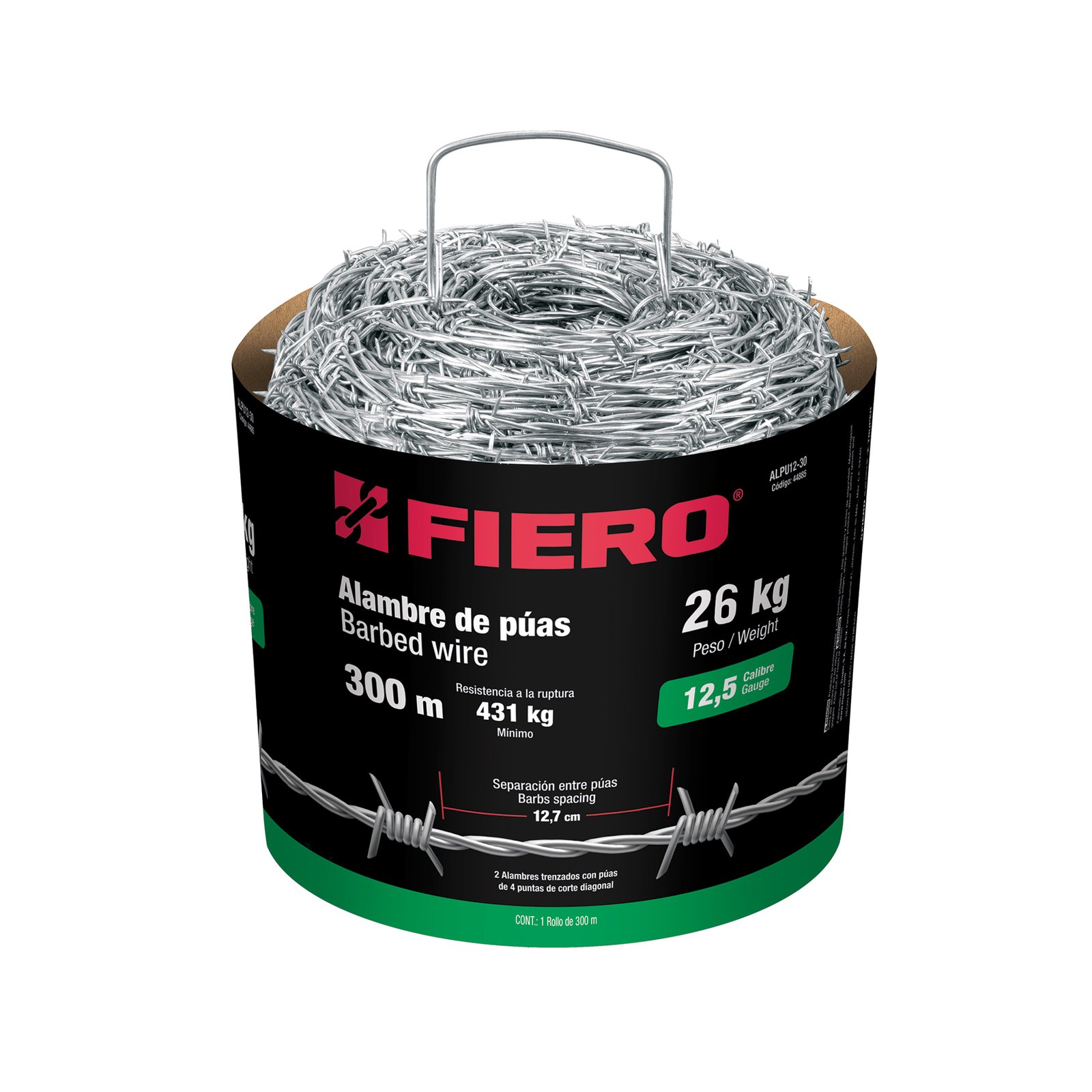 ALAMBRE PUA #12.5 300M 30KG ALPU12-30 FIERO-TRUPER