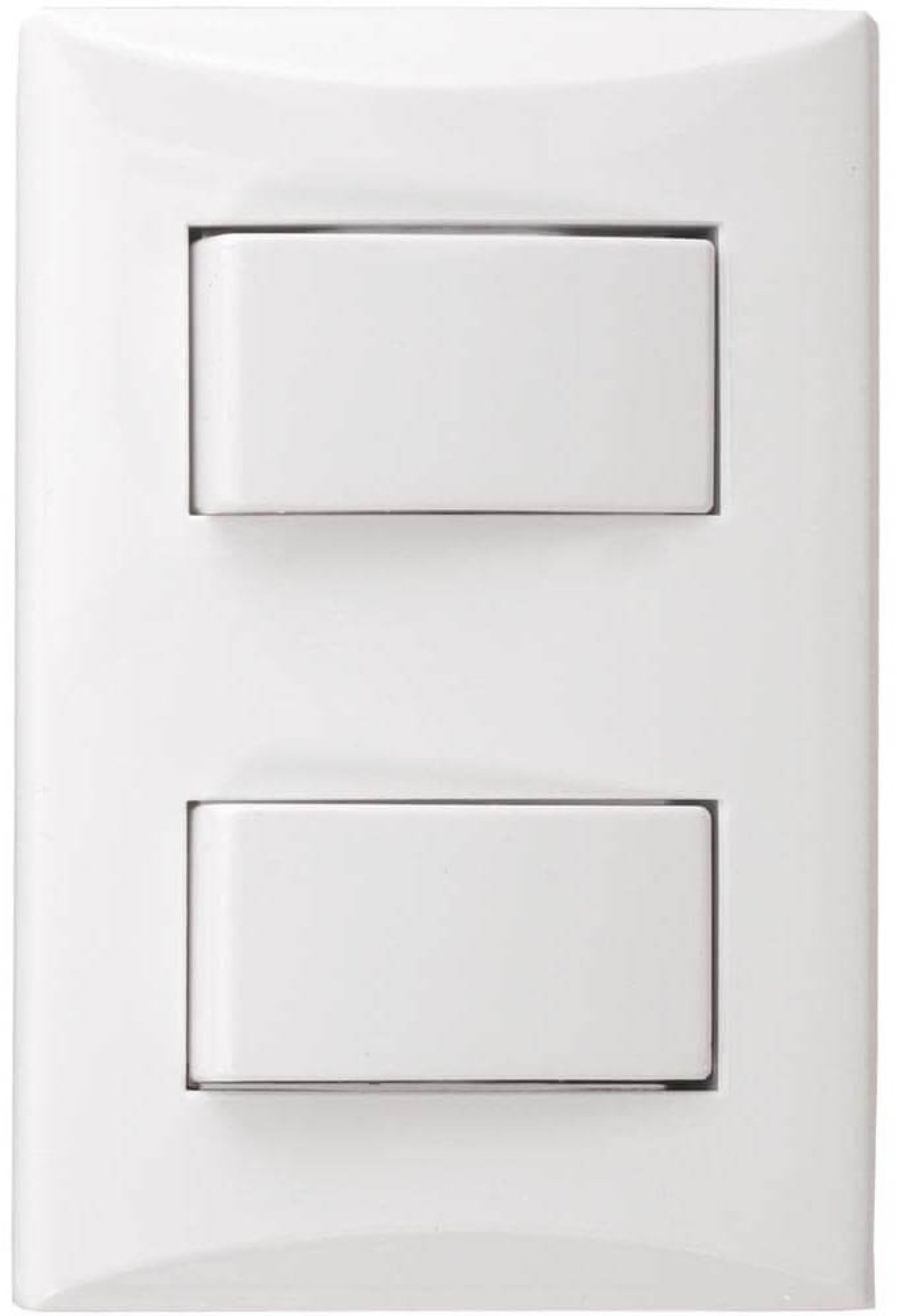 APAGADOR 1004B-W DOBLE 3W EAGLE BLANCO