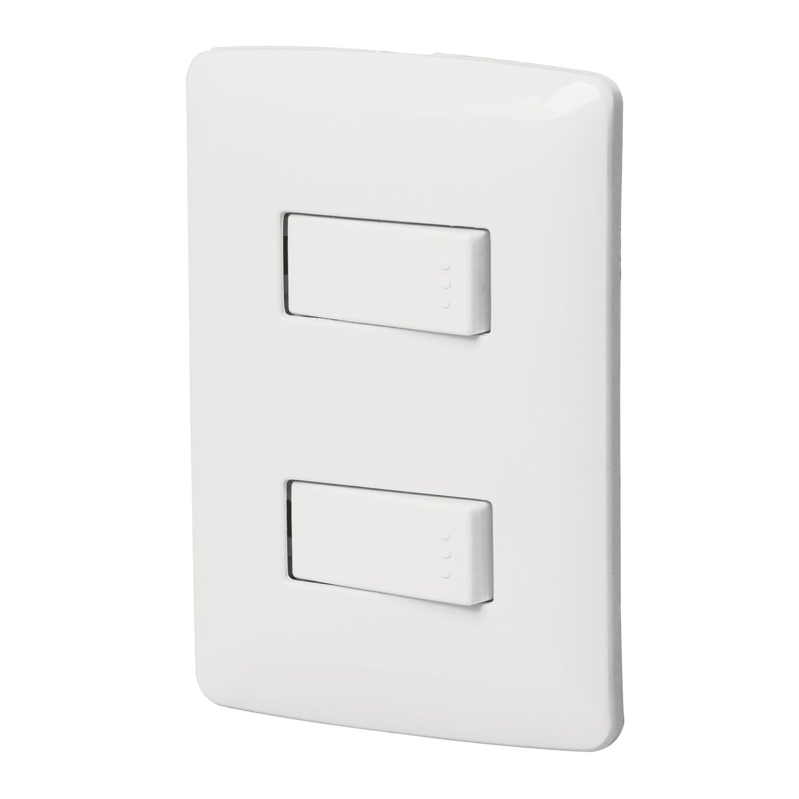 APAGADOR DOBLE SENCILLO BLANCO PA-APDO-IB VOLTECK