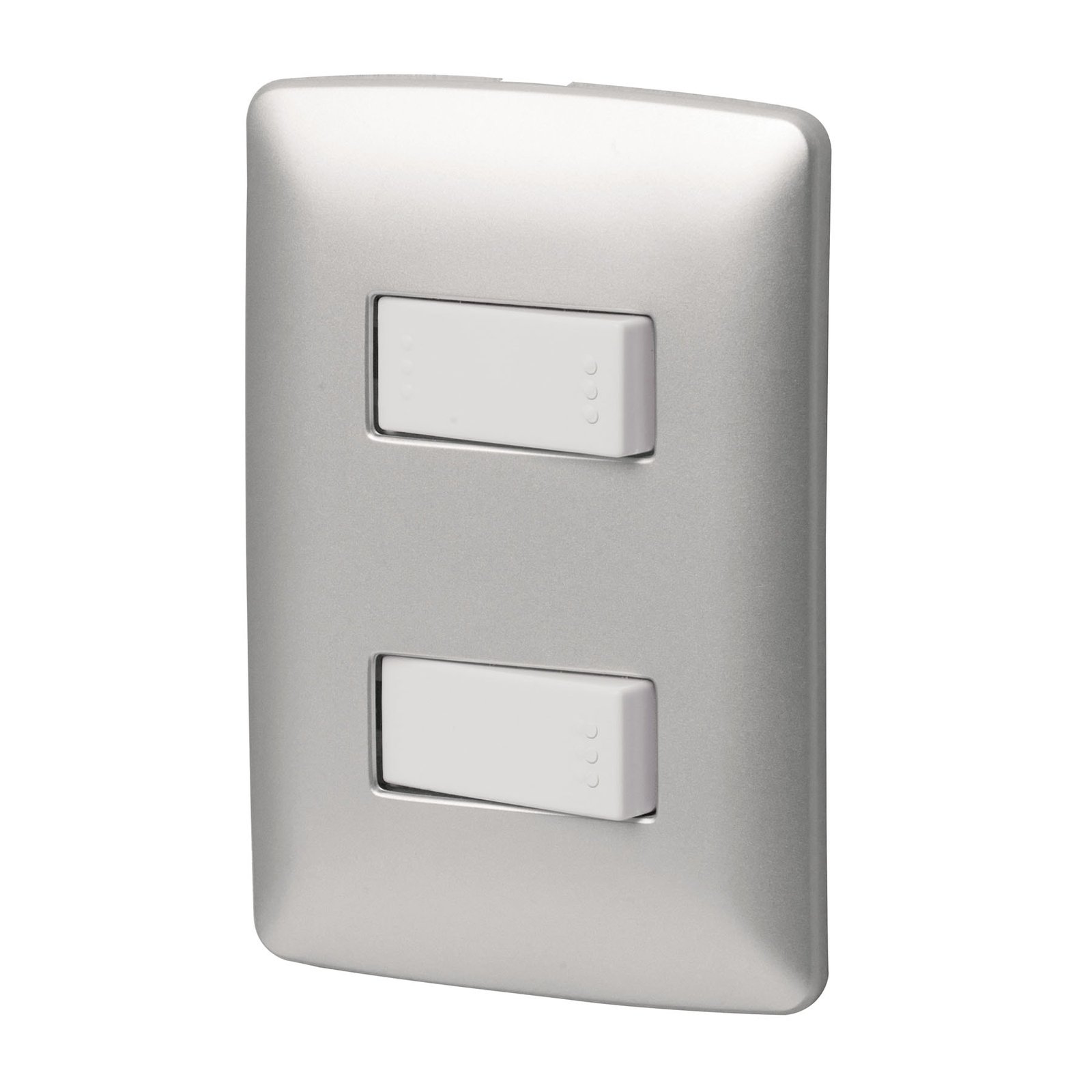 APAGADOR DOBLE THREE-WAY PLATA PA-APDO-EIP VOLTECK
