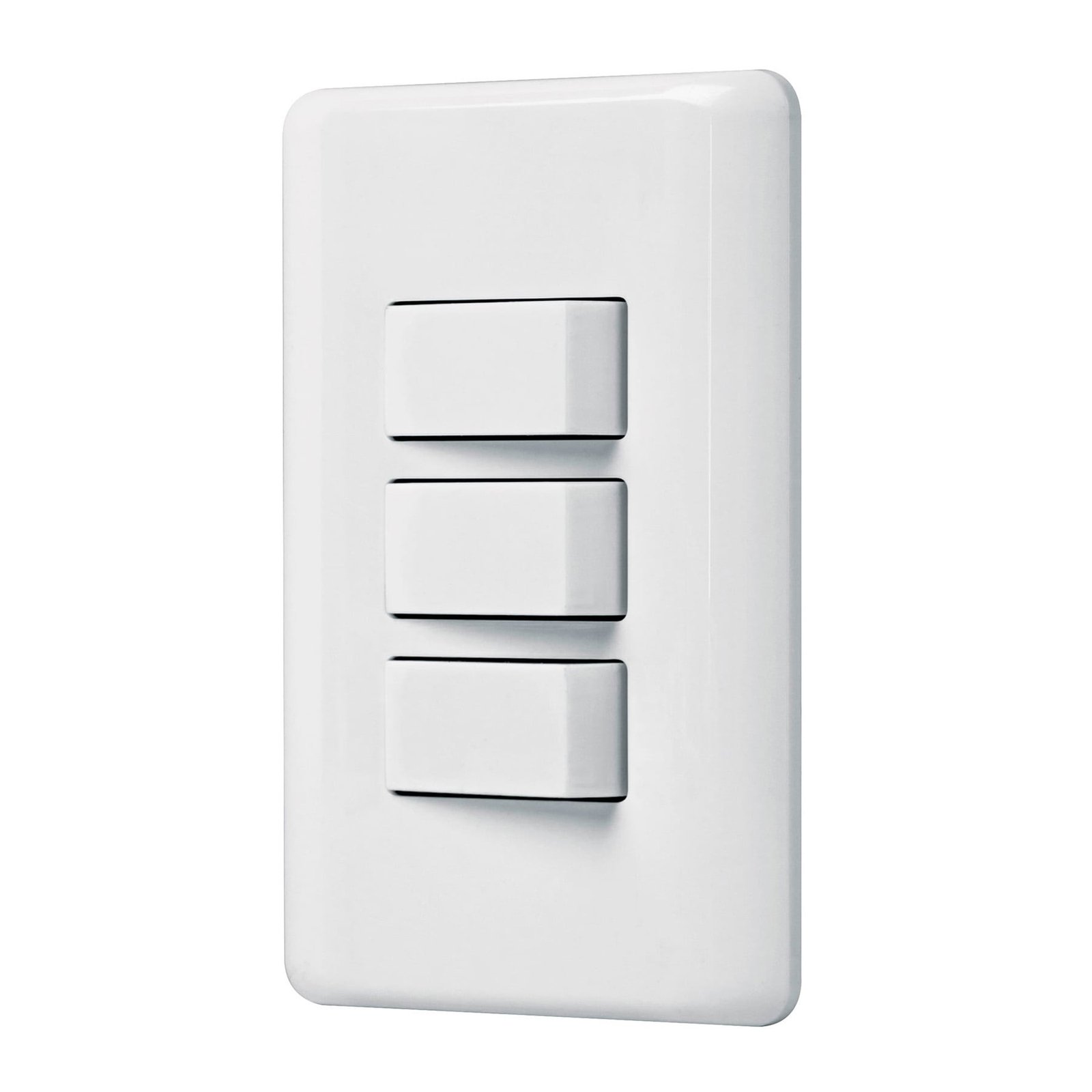 APAGADOR TRIPLE SENCILLO BLANCO PA-APTR-B VOLTECH