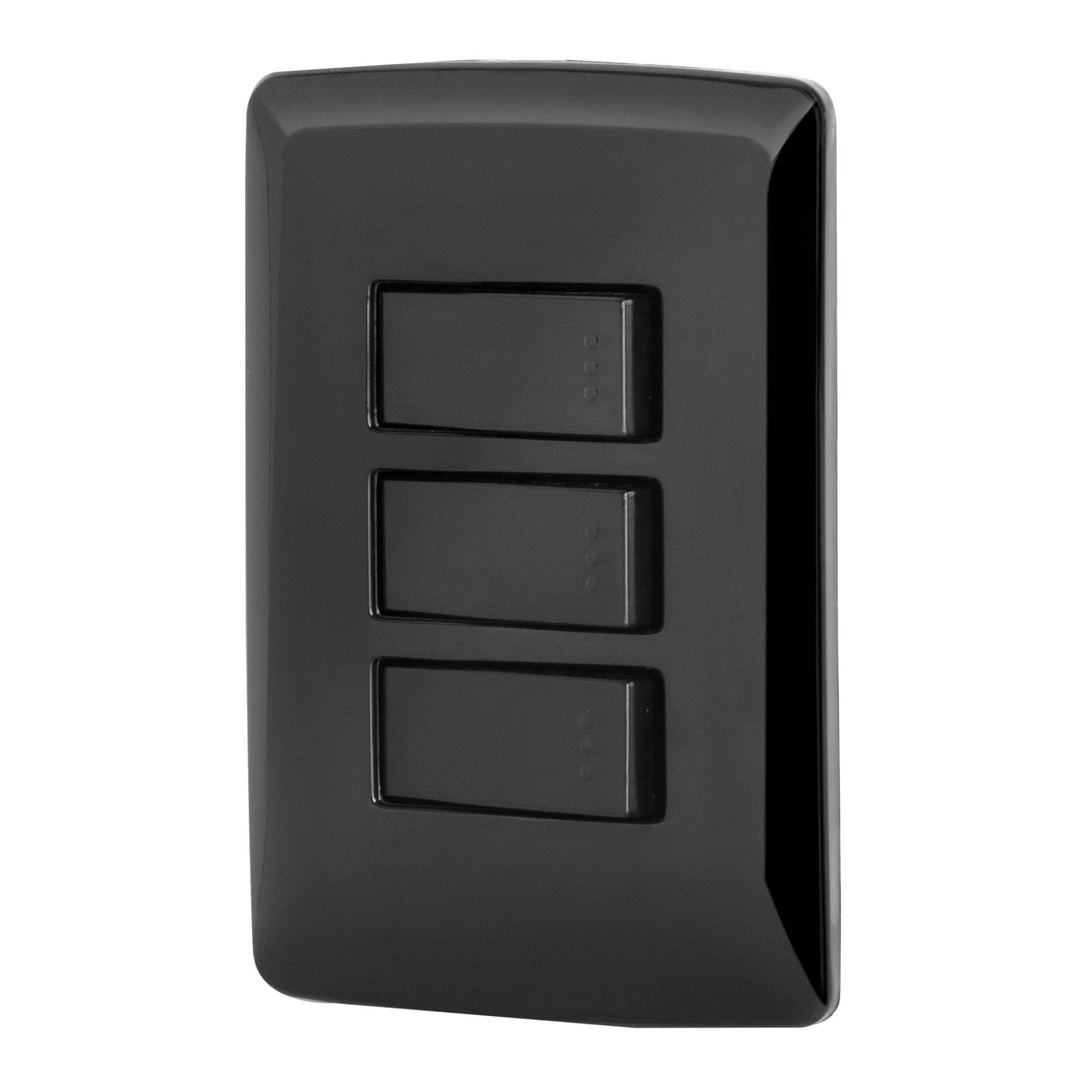 APAGADOR TRIPLE SENCILLO NEGRO PA-APTR-IN VOLTECK