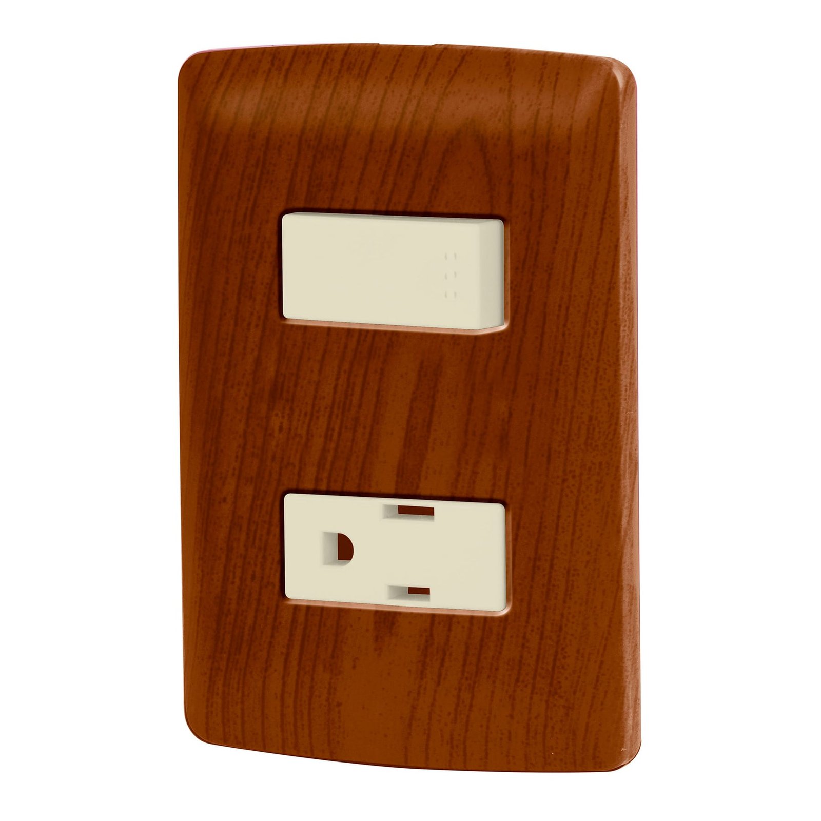 APAGAD SENCILLO Y TOMA MADERA PA-APCO-IM VOLTECK