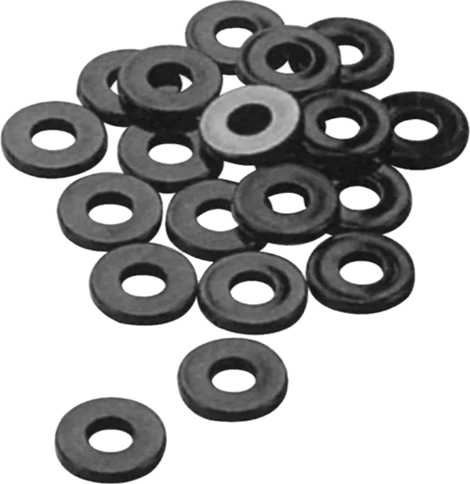 ARANDELA P/TECHO PLASTICA PVC P/KILO NAC.