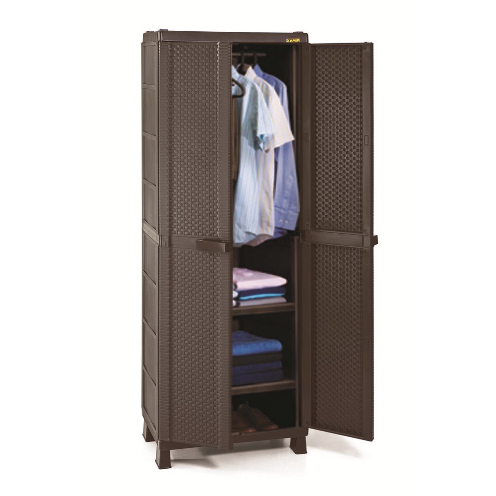 ARMARIO GRANDE P/ROPA RATTAN WENGUE #7511 RIMAX