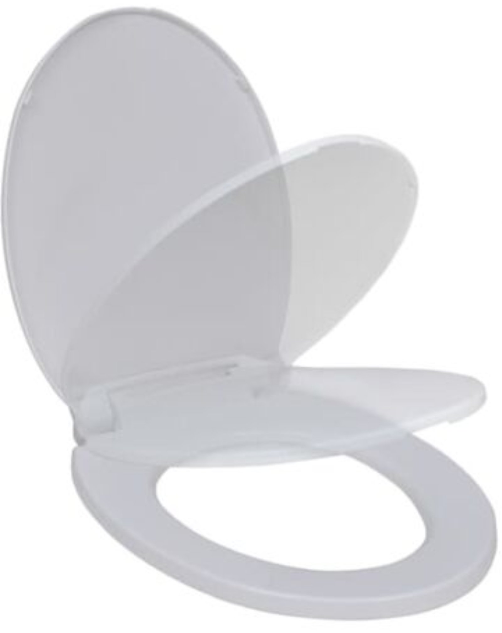 ASIENTO P/INOD. REDOND CIERRE LENTO BLANCO UNIFLEX