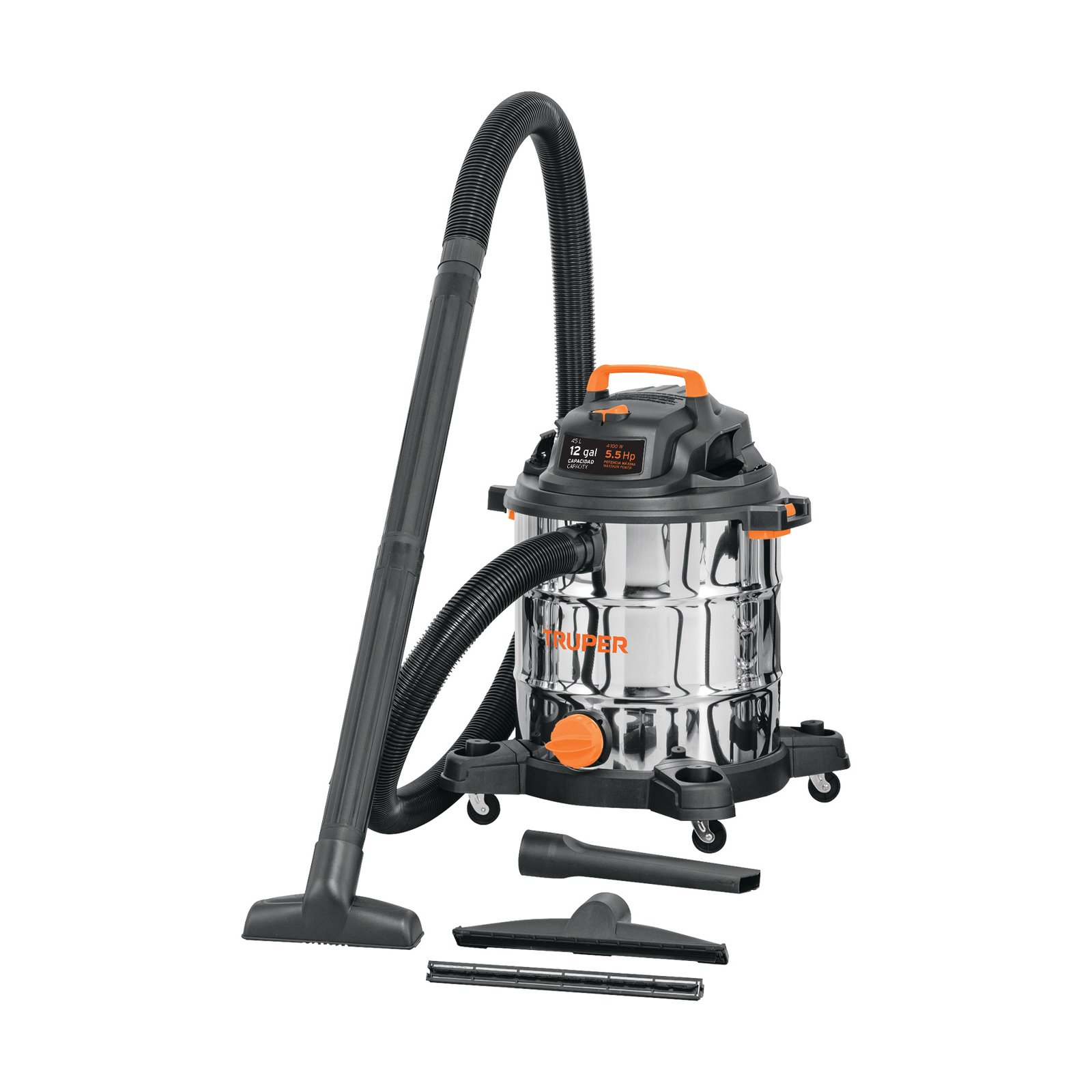 ASPIRADORA ACER INOX 12 GAL 5-1/2 HP ASP-12 TRUPER