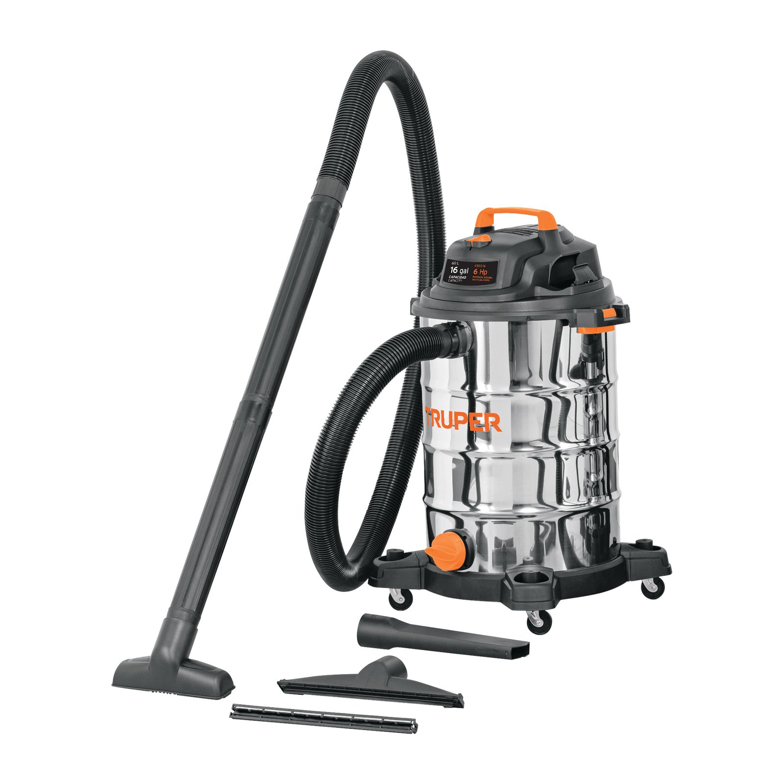 ASPIRADORA ACER INOX 16 GAL 60L 6HP ASP-16X TRUPER