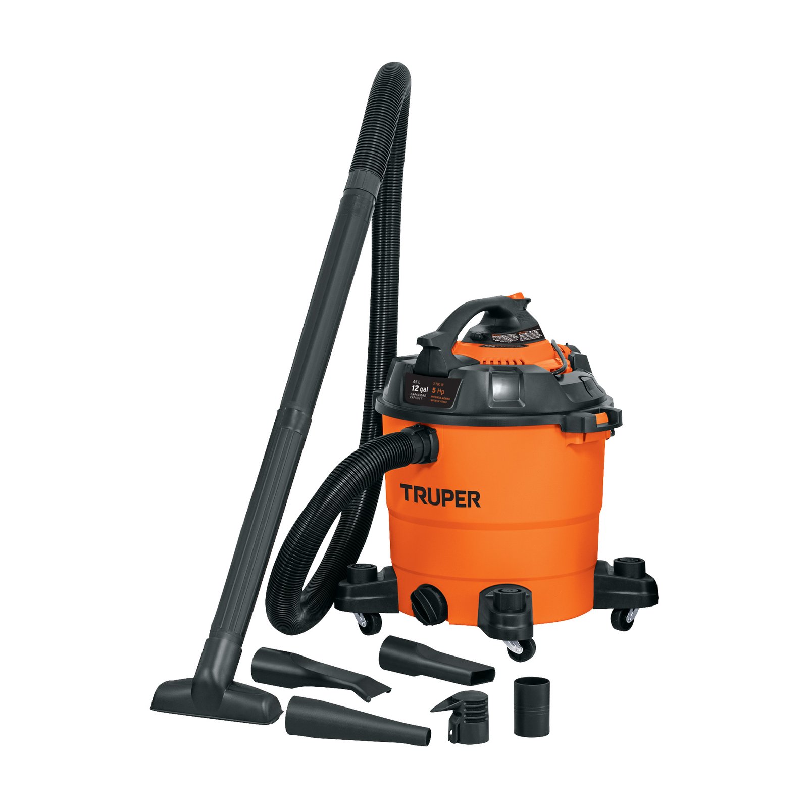 ASPIRADORA DE 12 GALONES 5HP ASPI-12 TRUPER