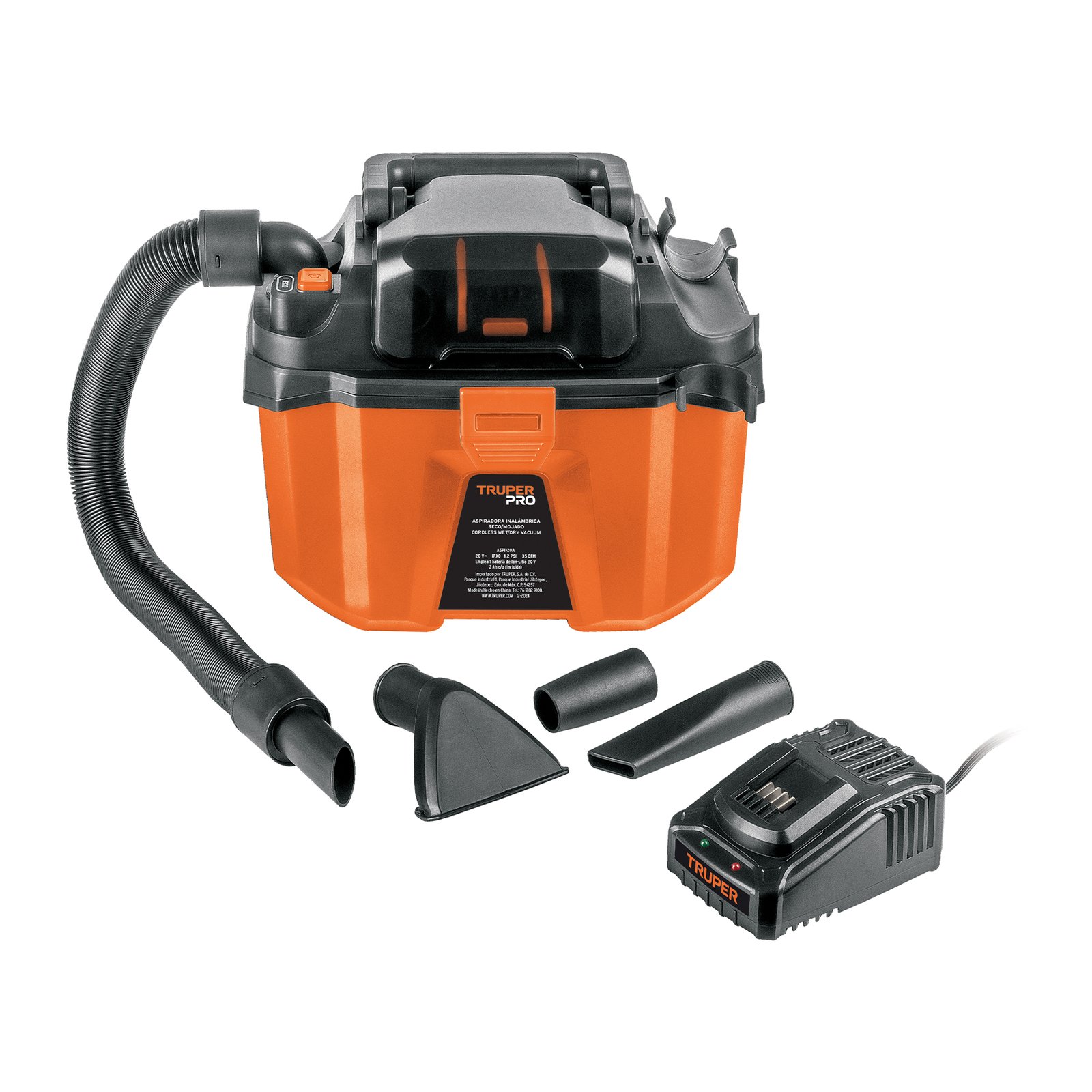 ASPIRADORA INALAM P/AUTO 20V ASPI-20A TRUPER