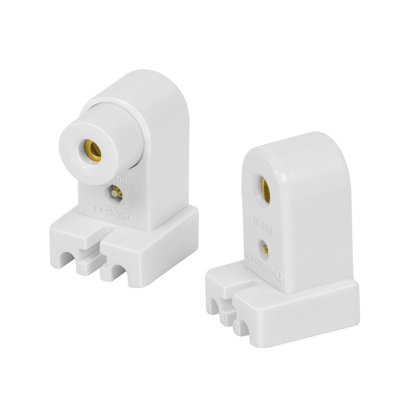 BASE P/TUBO FLUORES 1PIN POPL-14 VOLTECH-TRUPER