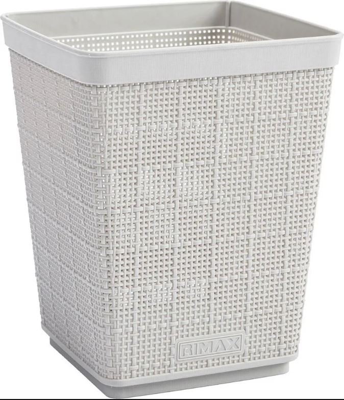 BASURERO FIQUE 6L GRIS HIELO #12973 RIMAX