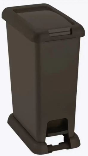 BASURERO PEDAL 20L WENGUE #8791 RIMAX