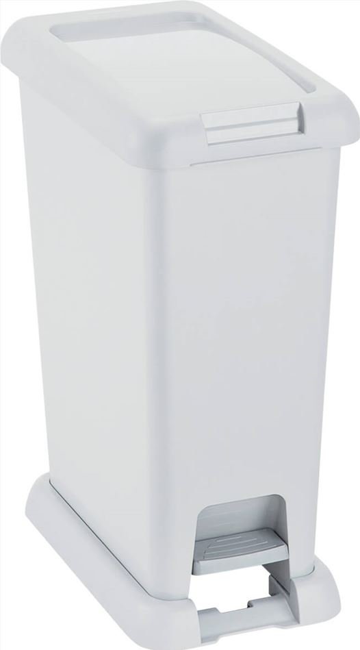 BASURERO PEDAL 20 LTS BLANCO #8789 RIMAX