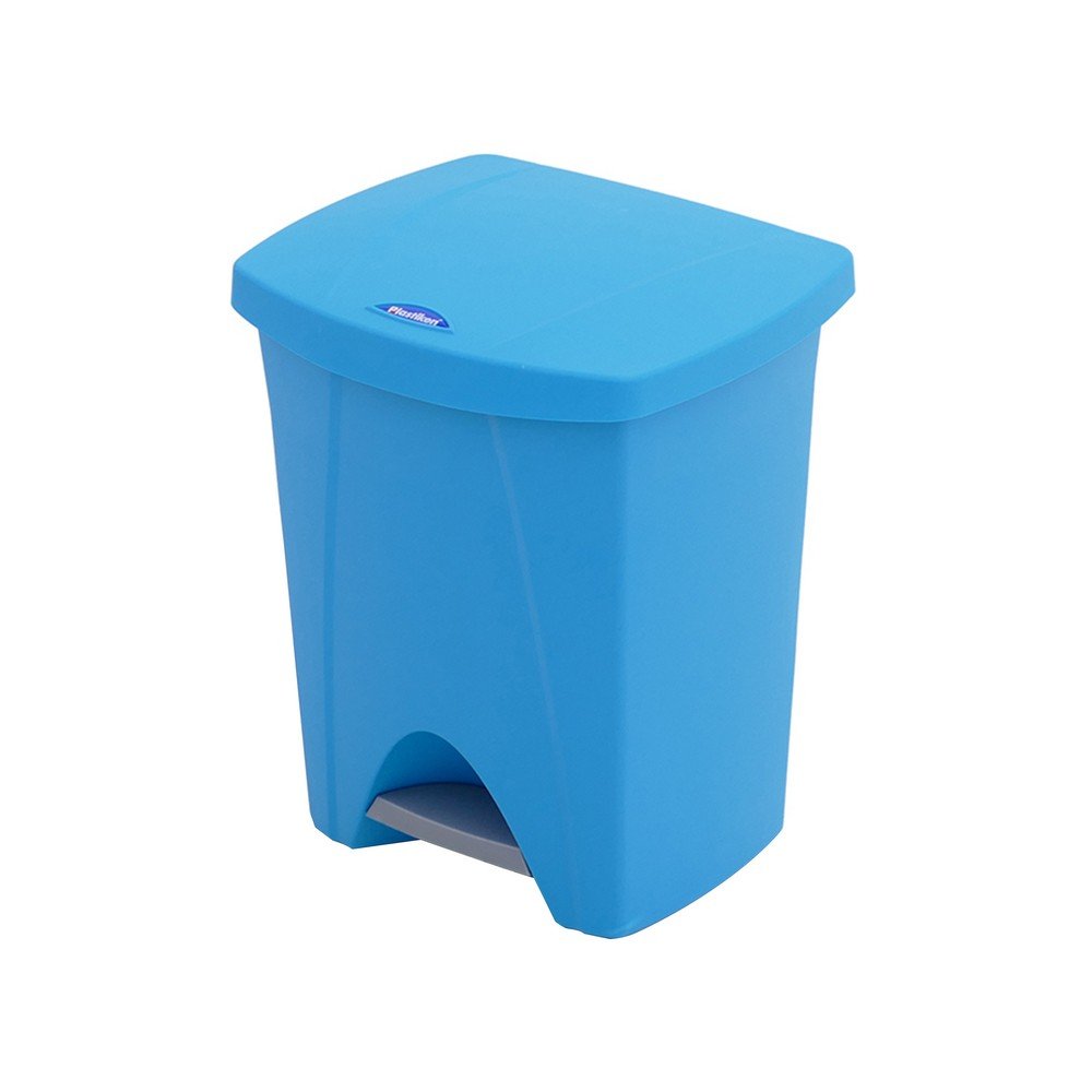 BASURERO PEDAL 25 LTS AZUL PLASTIKEN