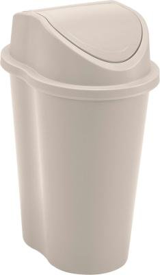 BASURERO TAPA VAIVEN STYLE 2.5LTS BEIGE 8772 RIMAX