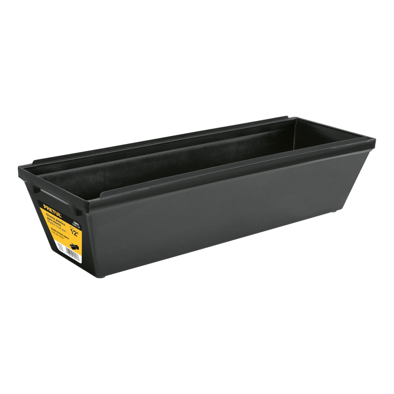 BATEA PLASTICA 12 CHAR-12P" PRETUL