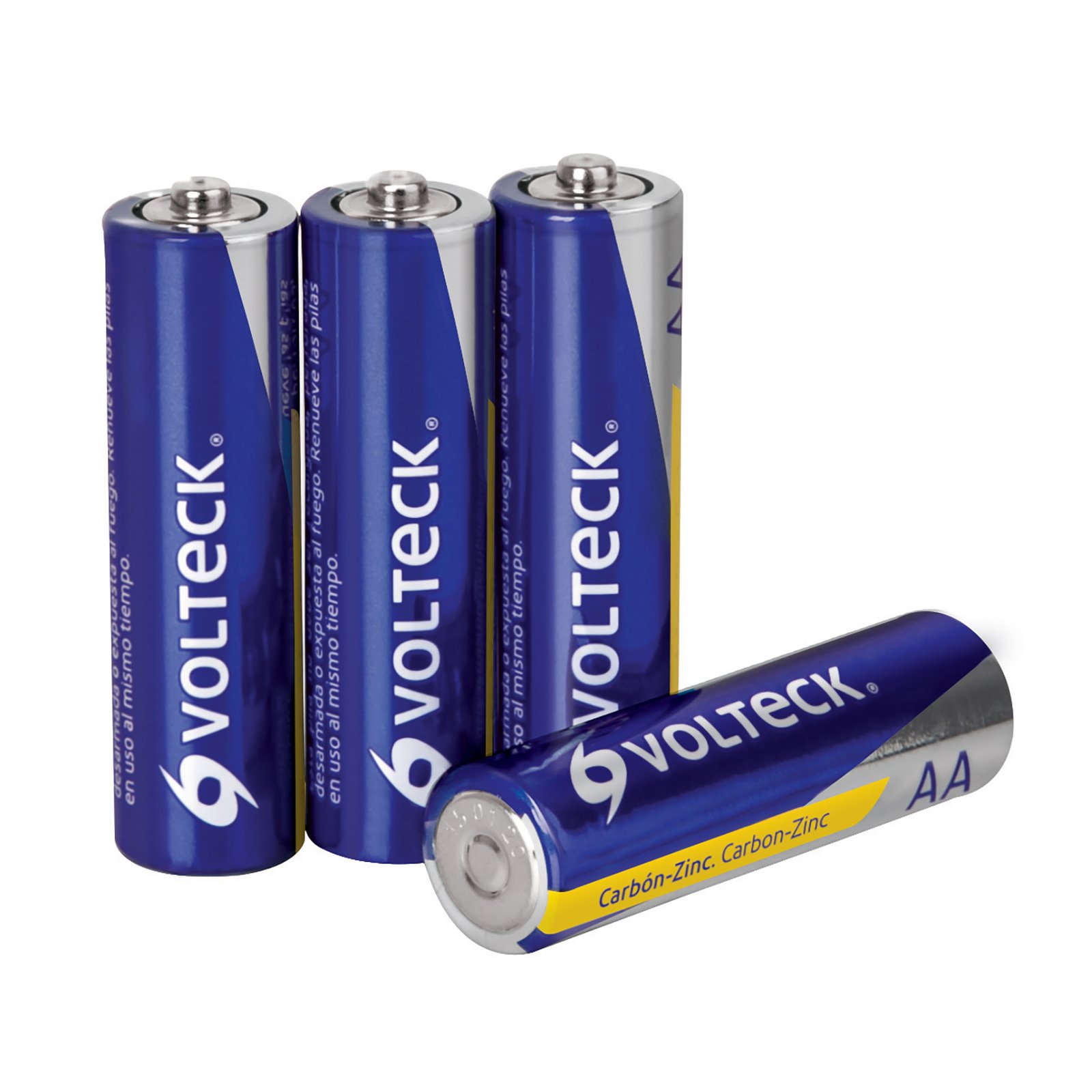BATERIA ZINC-CARBON 4Xblt ZI-AA VOLTECH-TRUPER