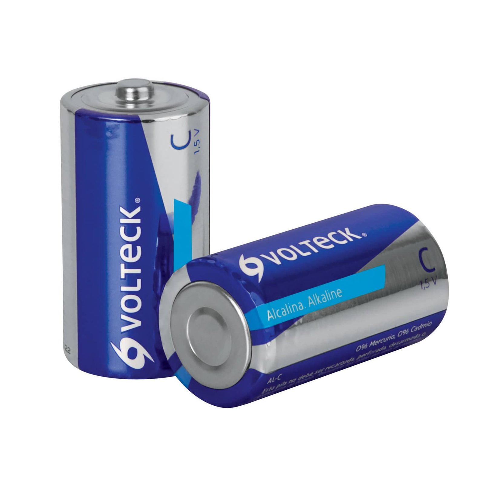 BATERIA ALCALINA TAMAÑO C 2 UD BL AL-C VOLTECK