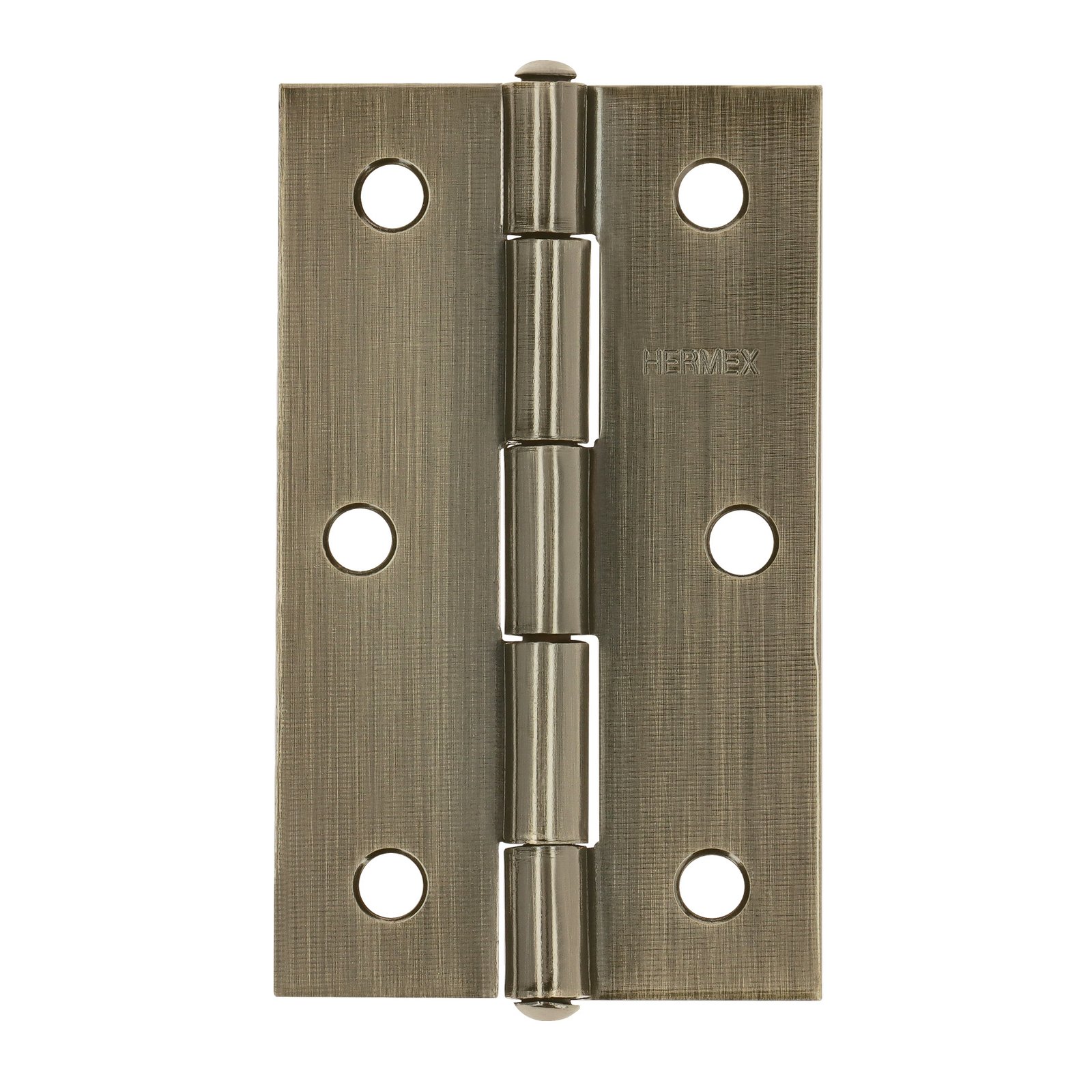BISAGRA 3-1/2" LATON ANTIG DOR X PAR BR-352 HERMEX