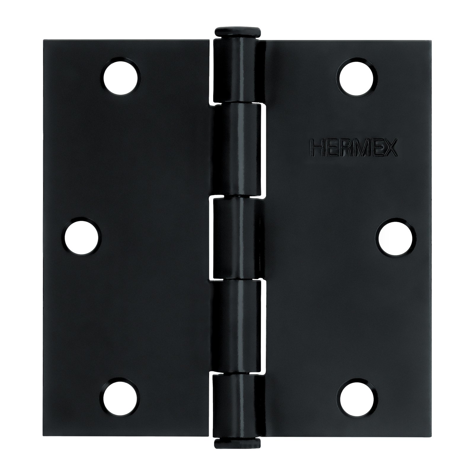 BISAGRA 3 1/2" NEG X PAR ACERO MATE BC-356P HERMEX