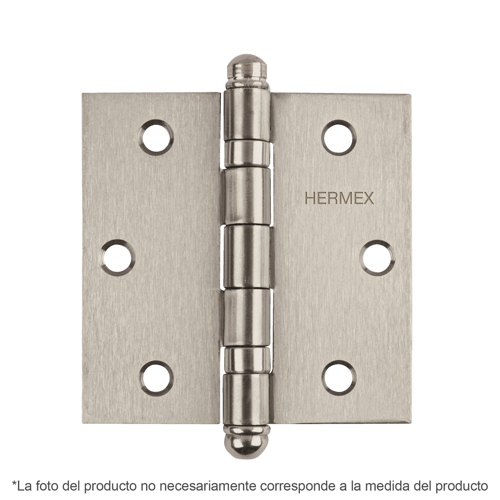 BISAGRA CUADRADA 2" ACERO INOX CABEZA RED BC-204R