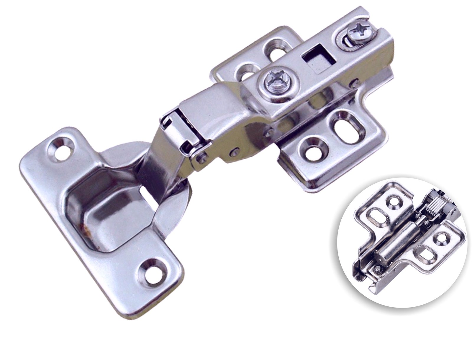 BISAGRA INVISIBLE SEMICURVA 35MM CIERRE LENTO