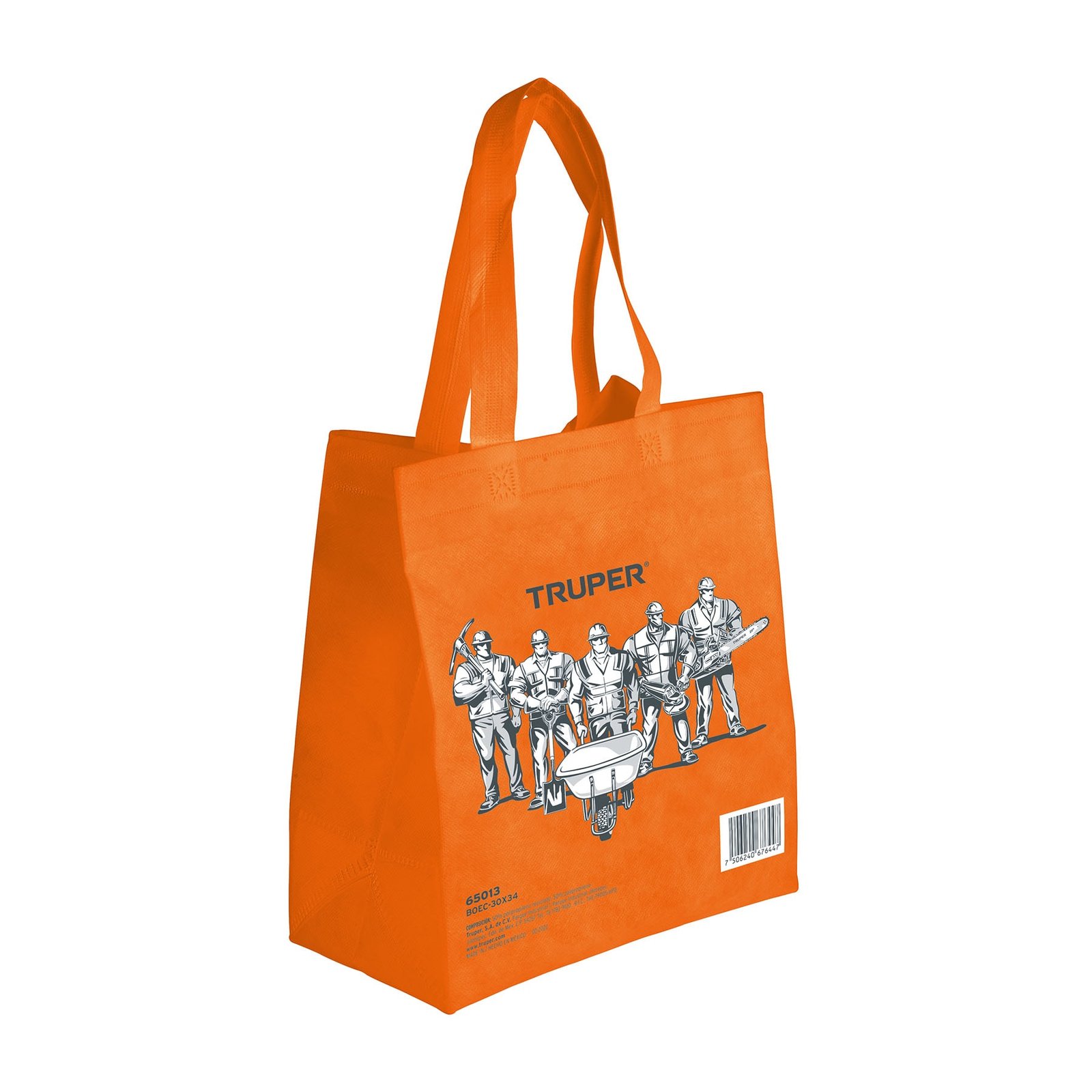 BOLSA PLASTICA PQ NARANJA BOEC-30X34 TRUPER