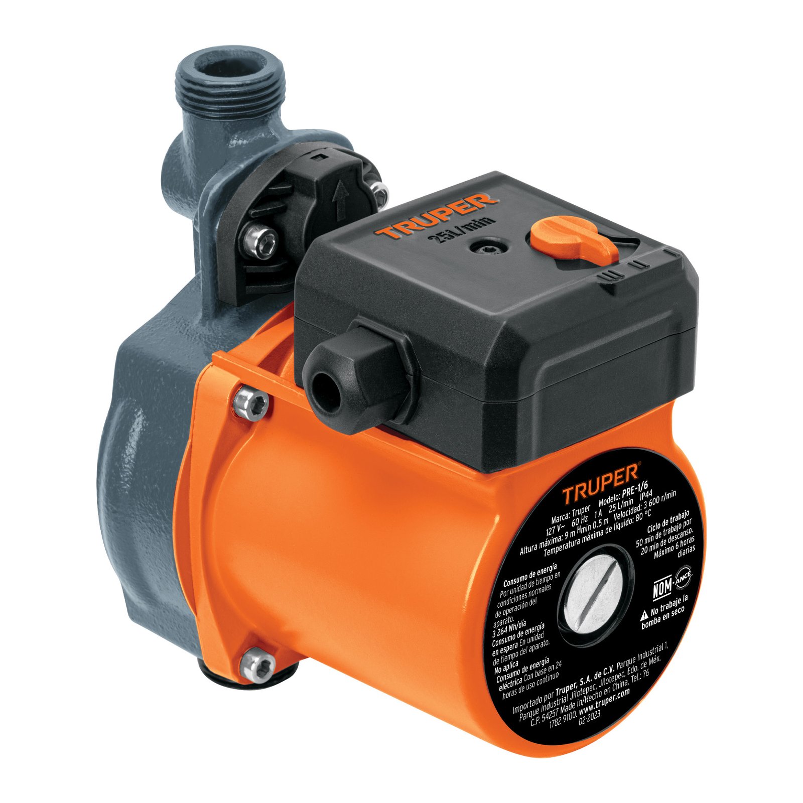 BOMBA 1A PRESURIZADORA 1/ PRE-1/6 TRUPER