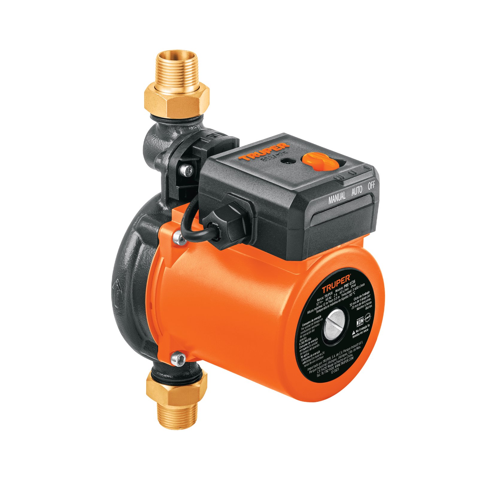 BOMBA 2A PRESURIZADORA 1/3HP PRE-1/3S TRUPER