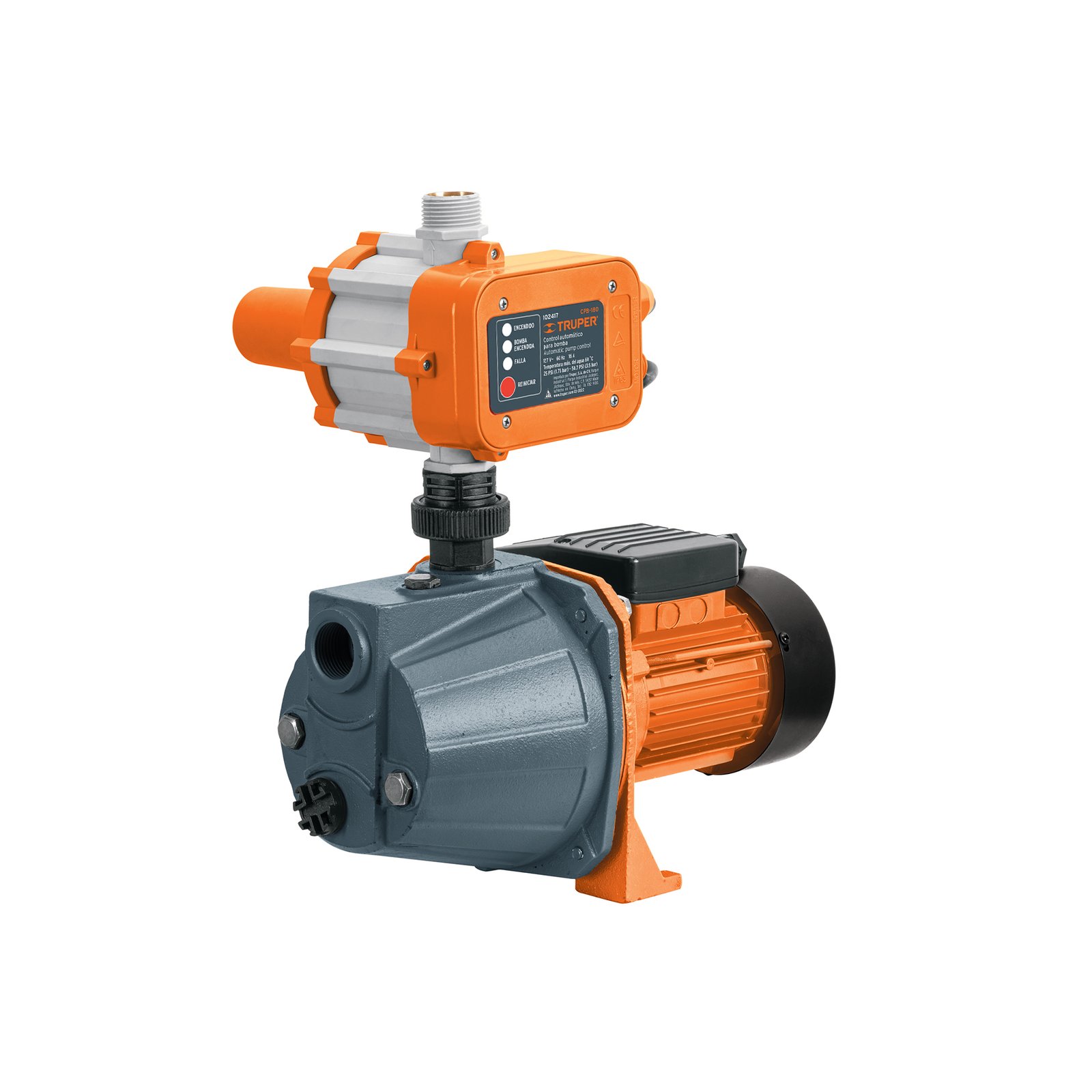 BOMBA AGUA PRESURIZAD HIERRO 1/2 HP PRE-1/2 TRUPER