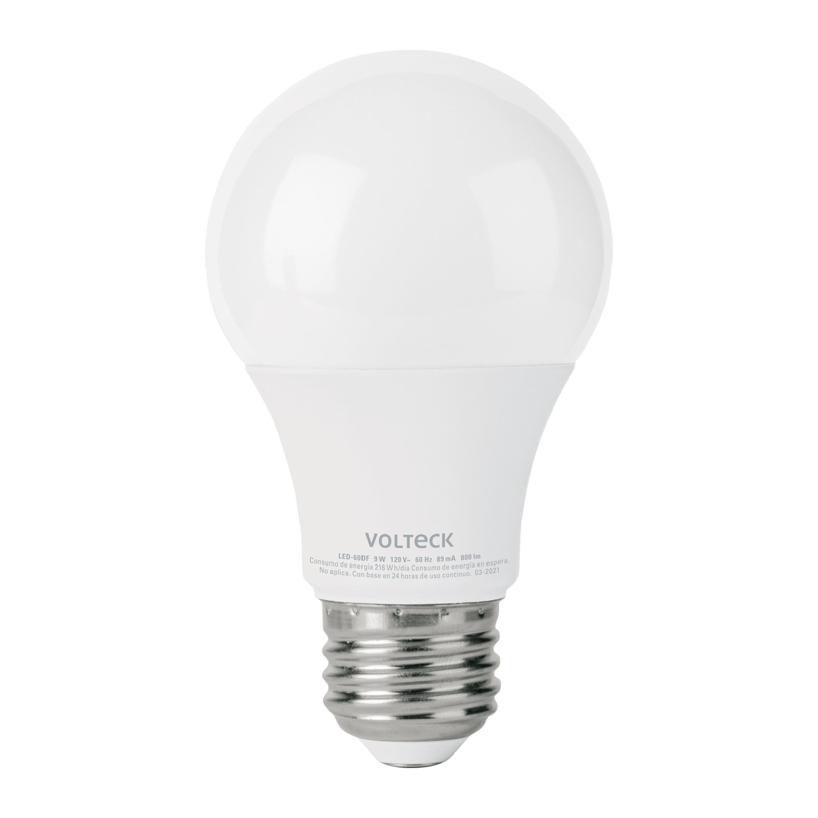 BOMB.LED 127V 60WLUZ DIA 800LM LED-60DF VOLTECK