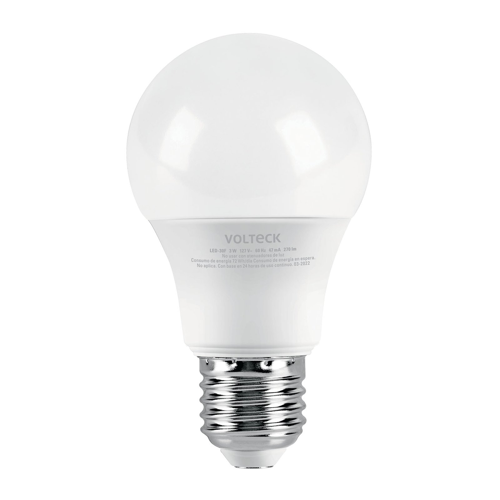 BOMB. LED 3W 25W E27 LED-30F VOLTECK