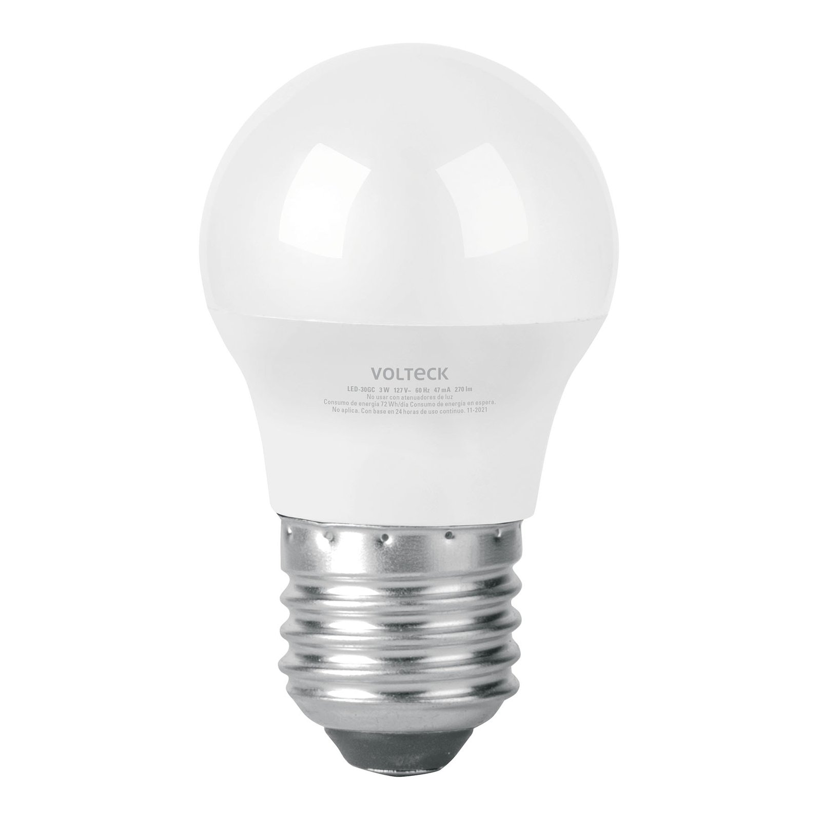 BOMB. LED 3W 25W E27 LED-30GC VOLTECK