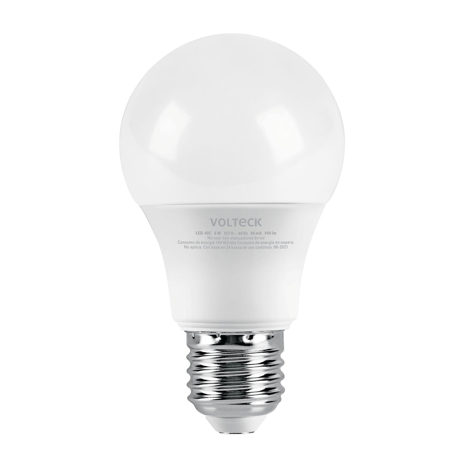 BOMB. LED 6W 40W E27 LED-40C VOLTECK