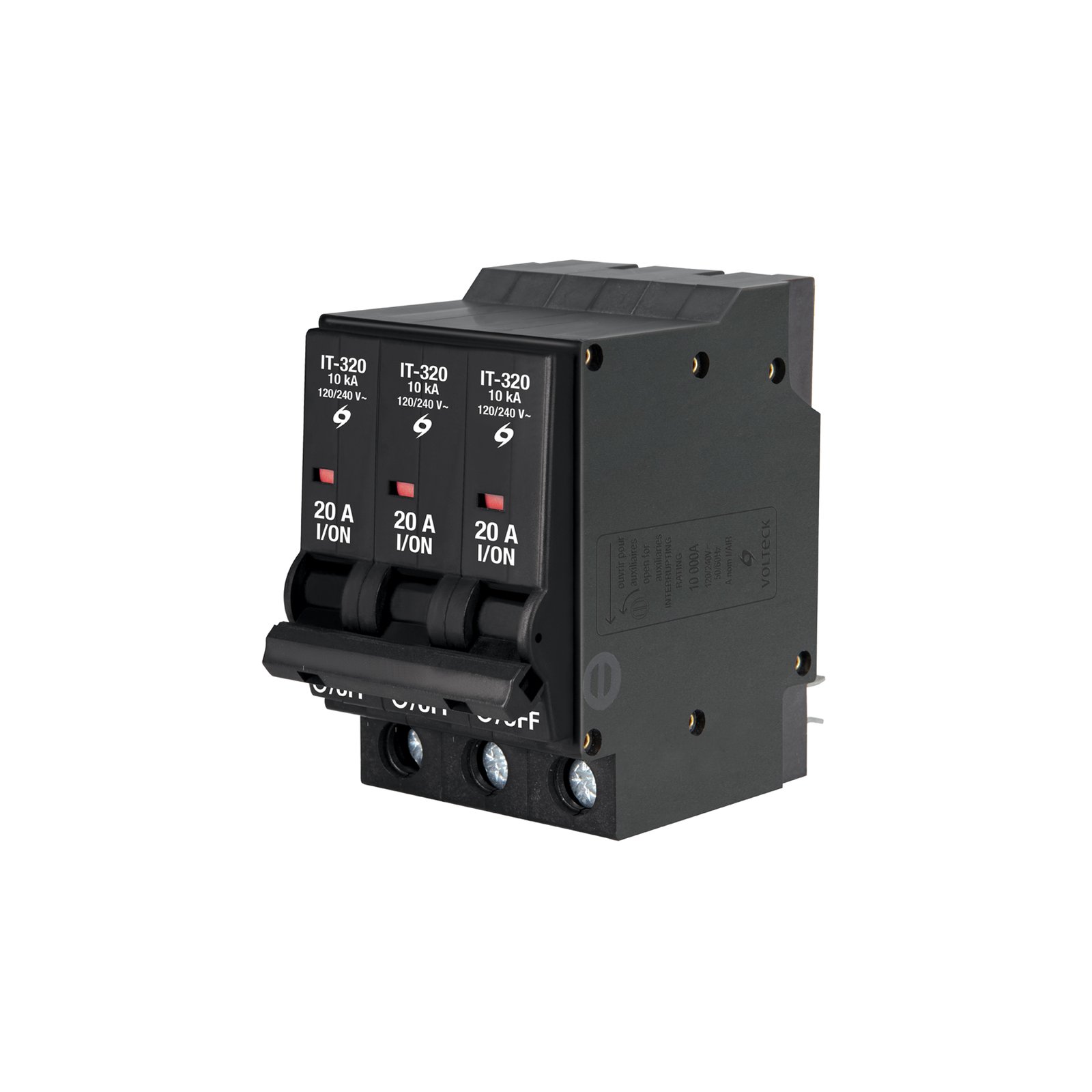 BREAKER SENCILLO 3 POLOS 20A IT-320 VOLTECK