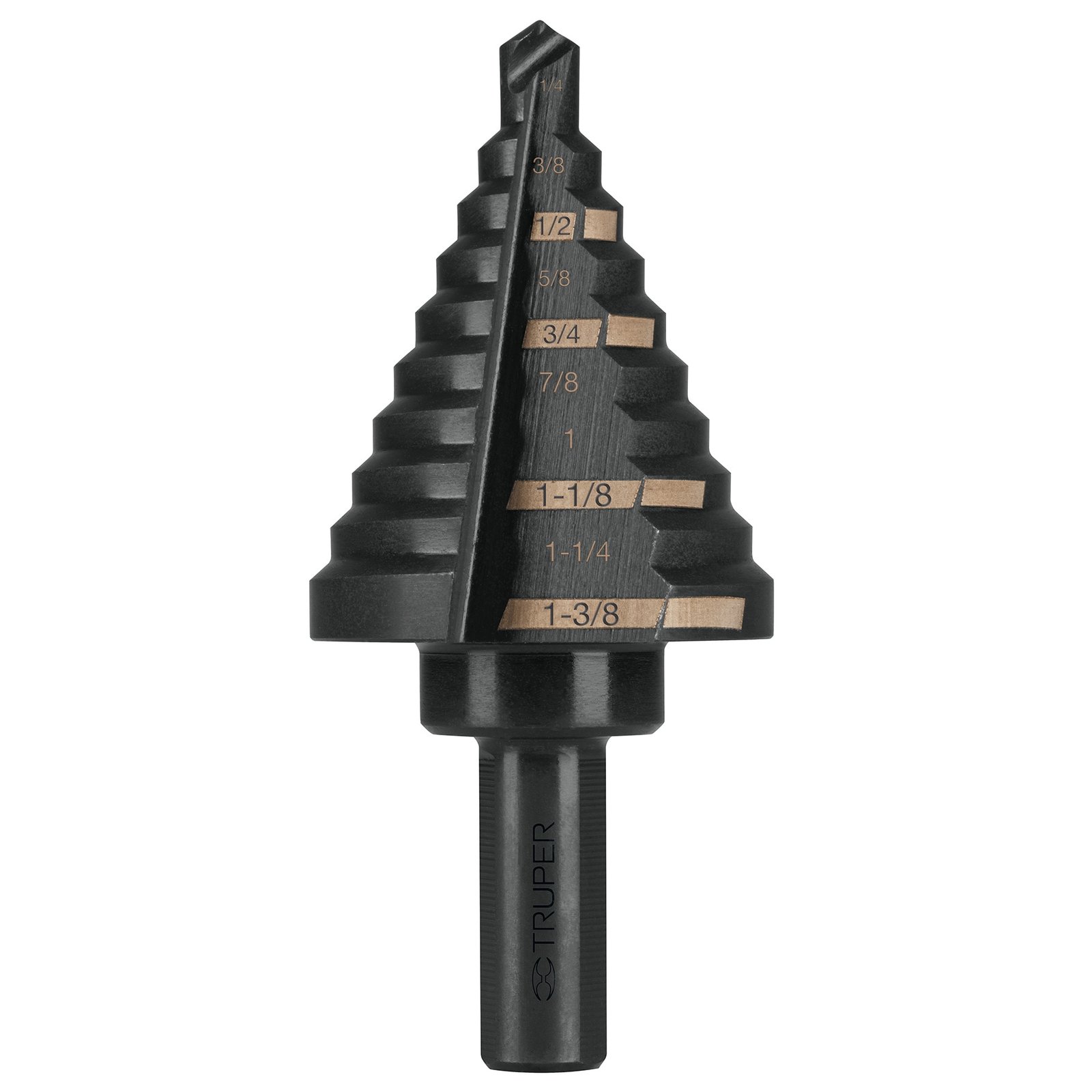 BROCA ESCALONADA 1/4 A 1-3/8 10 ESCA BES-10 TRUPER