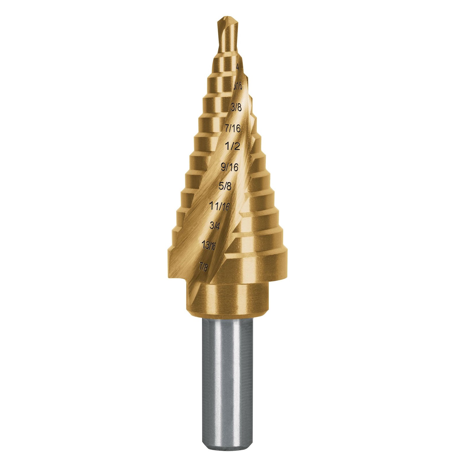 BROCA ESCALONA TITANIO 3/16" A 7/8" BES-12X TRUPER