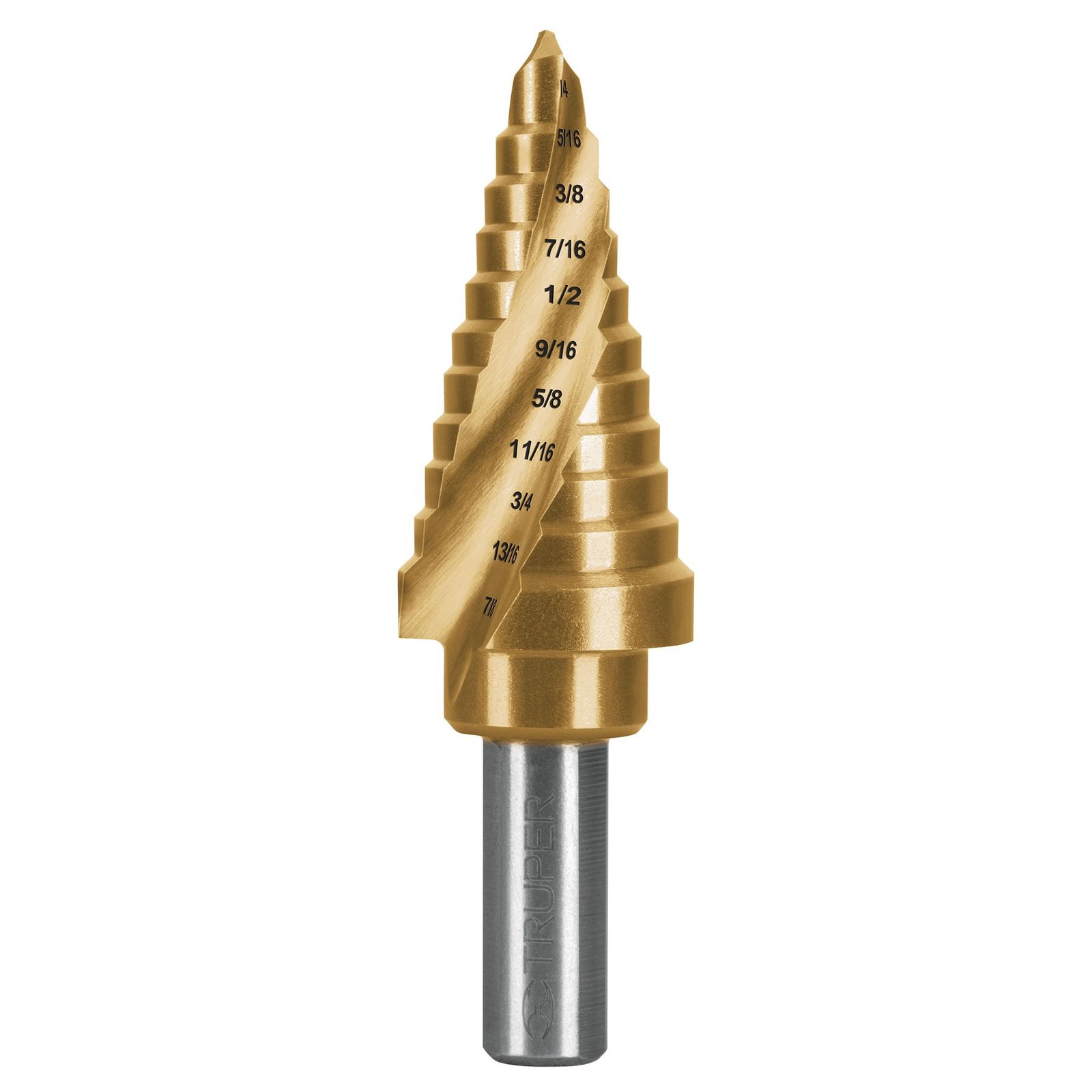 BROCA ESCAL TITANIO 1/4" A 7/8" BES-11X TRUPER