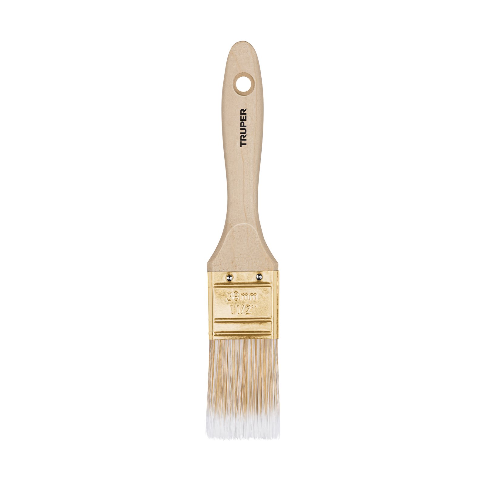BROCHA MGO MADERA CORTE RECTO BRT-1-1/2S TRUPER