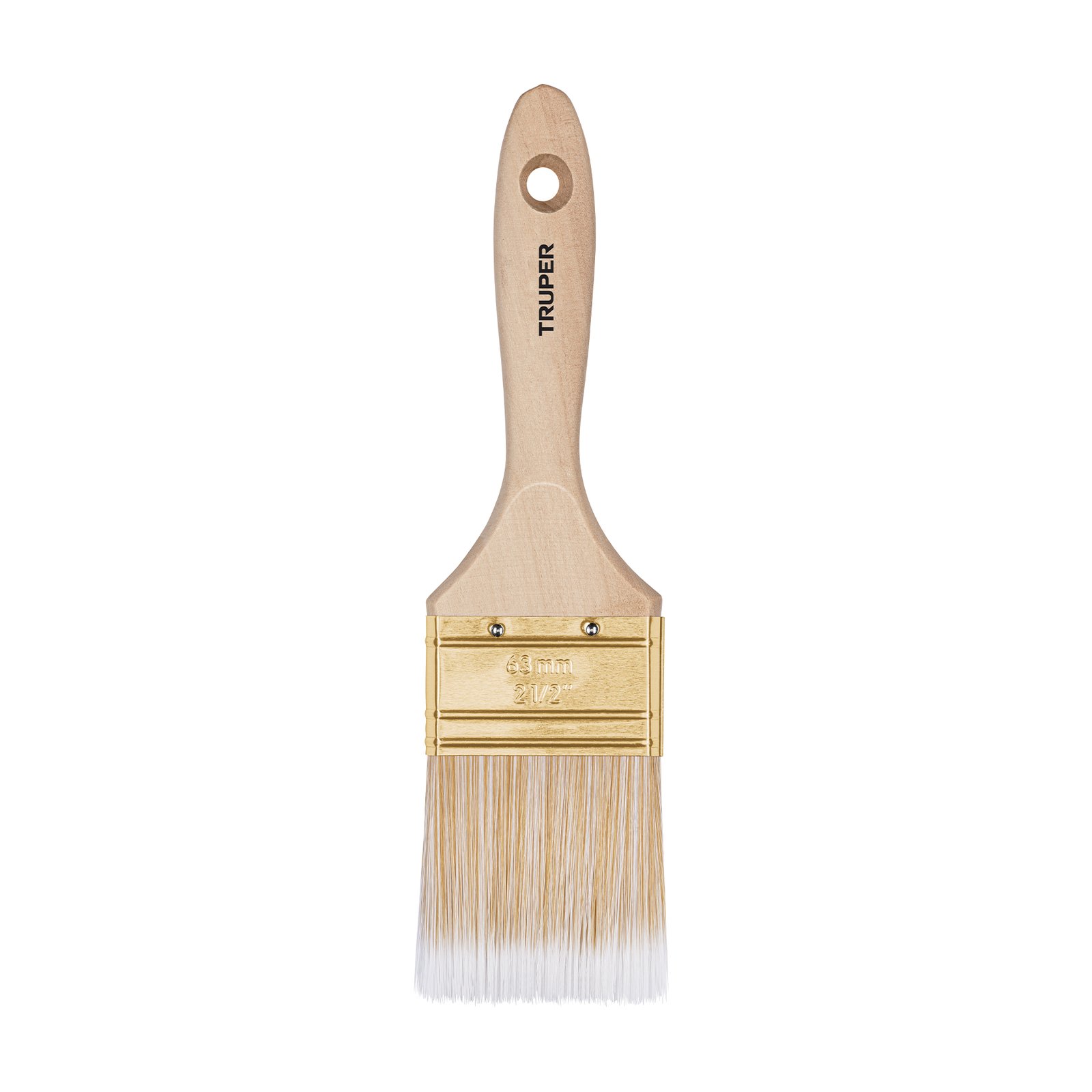 BROCHA MGO MADERA CORTE RECTO BRT-2-1/2S TRUPER