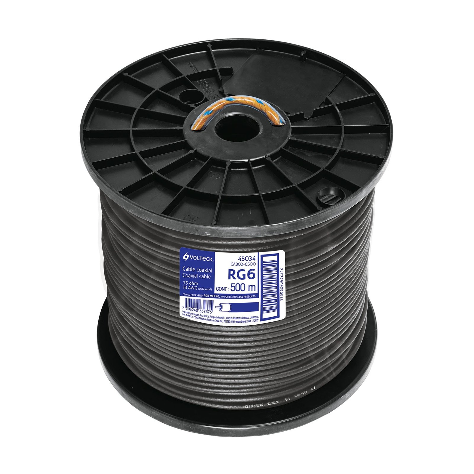 CABLE COAXIAL RG 6 500 MTS CABCO-6500