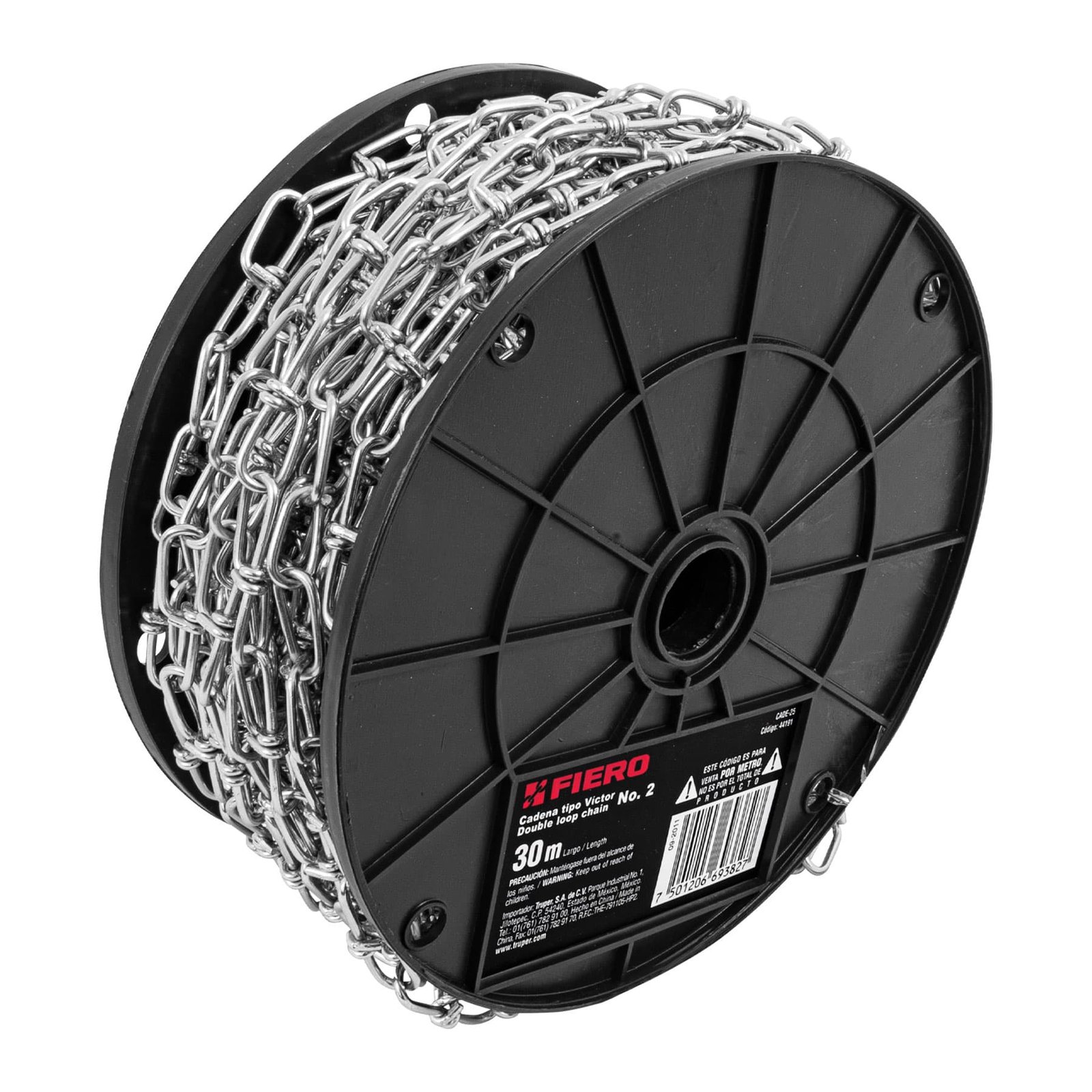 CADENA P/PERRO 2.3mmX30mts CADE-25 FIERO-TRUPER
