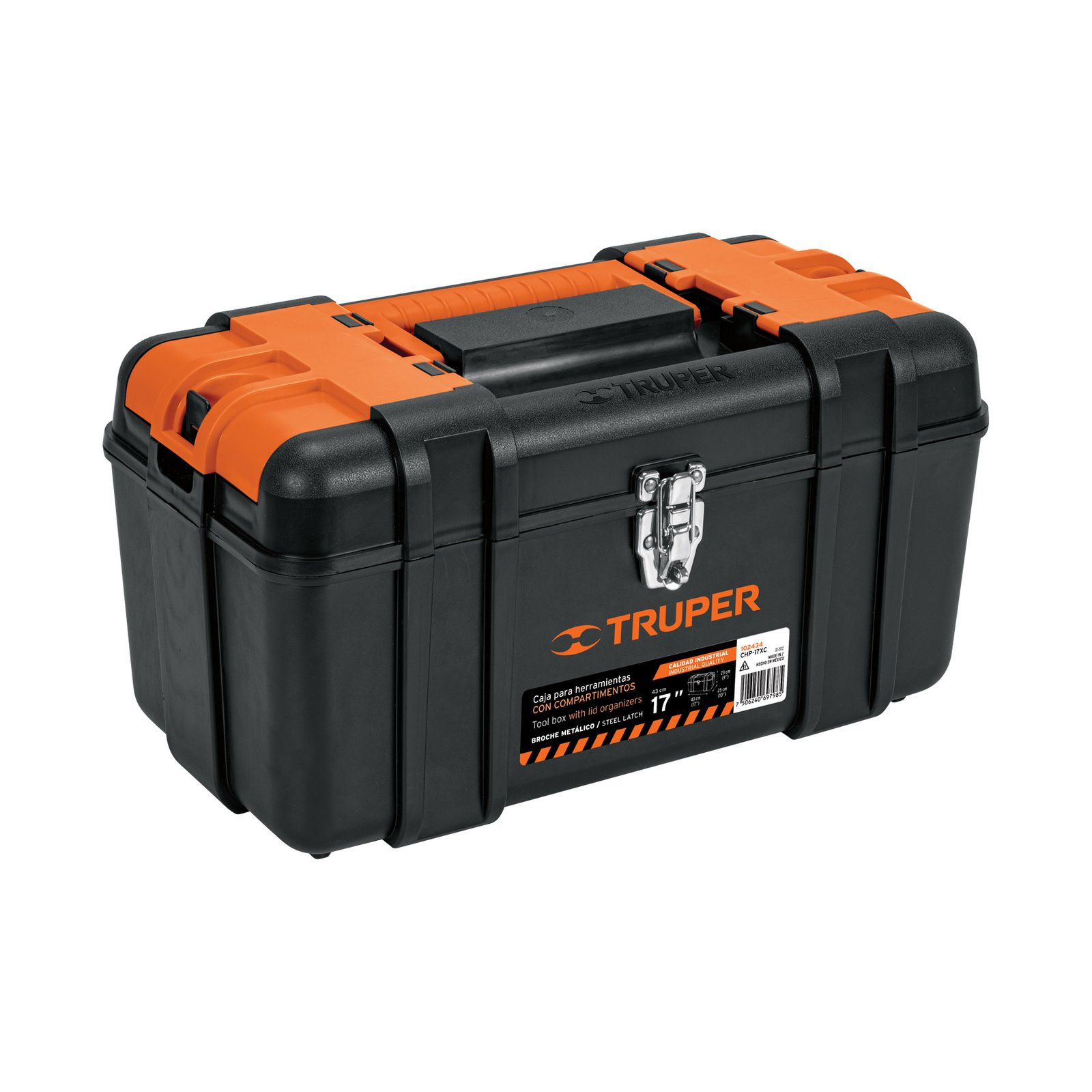 CAJA DE HERRAMIENTAS 17" NARANJA CHP-17XC TRUPER