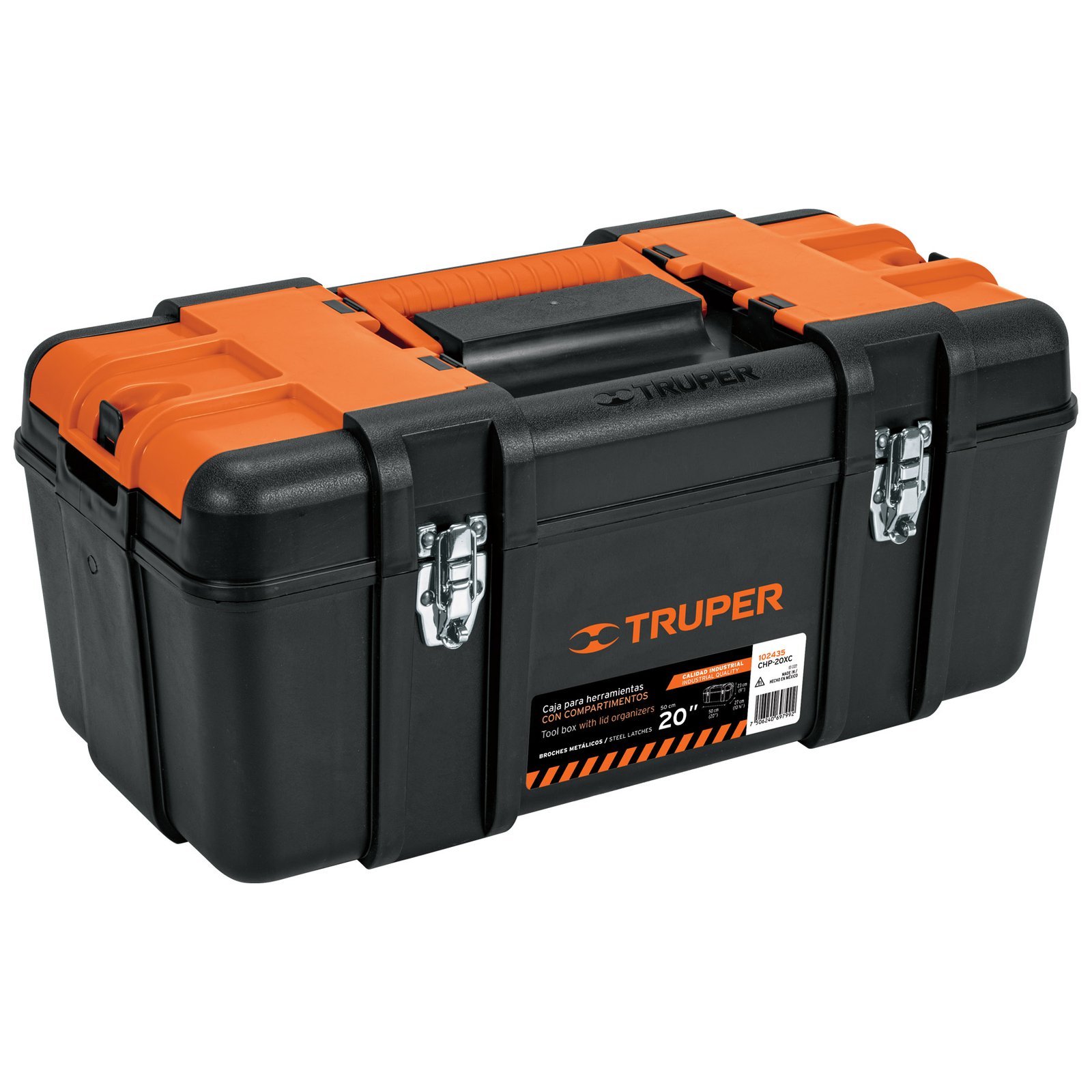 CAJA DE HERRAMIENTAS 20" NARANJA CHP-20XC TRUPER