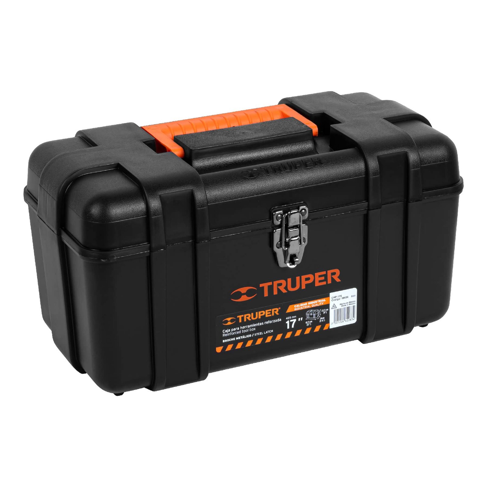 CAJA HERRAMIENTAS IND NEGRA C/MET 17" CHP-17X TRUP