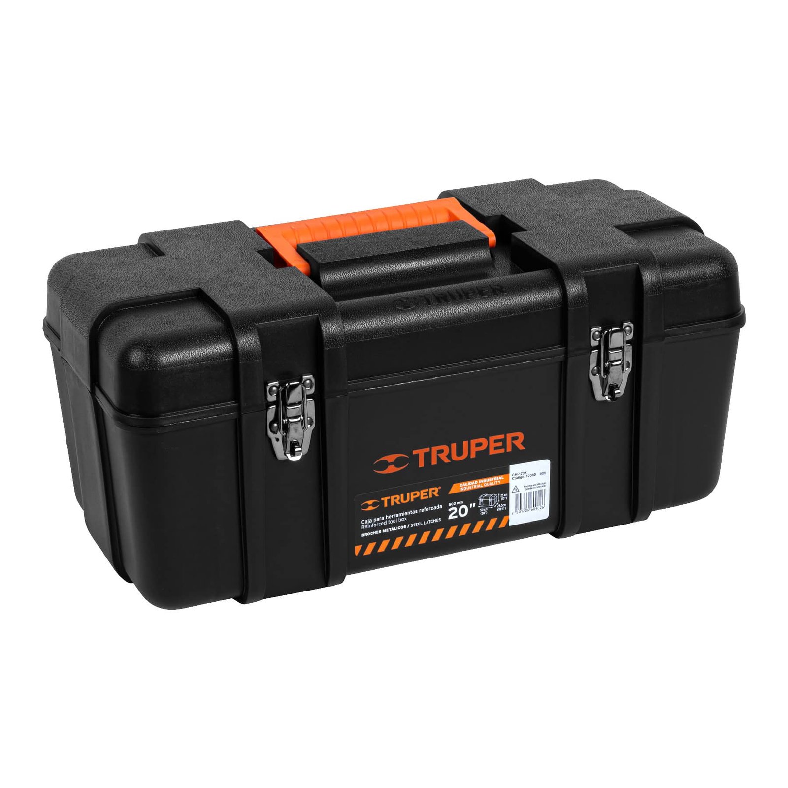 CAJA HERRAMIENTAS IND NEGRA C/MET 20" CHP-20X TRUP