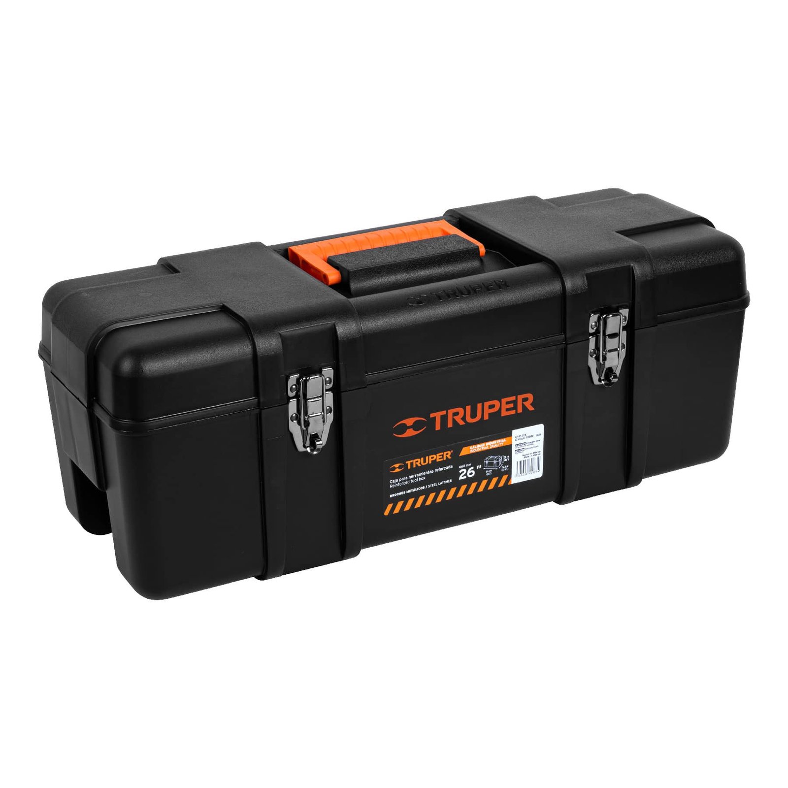 CAJA HERRAMIENTAS IND NEGRA C/MET 26" CHP-26X TRUP